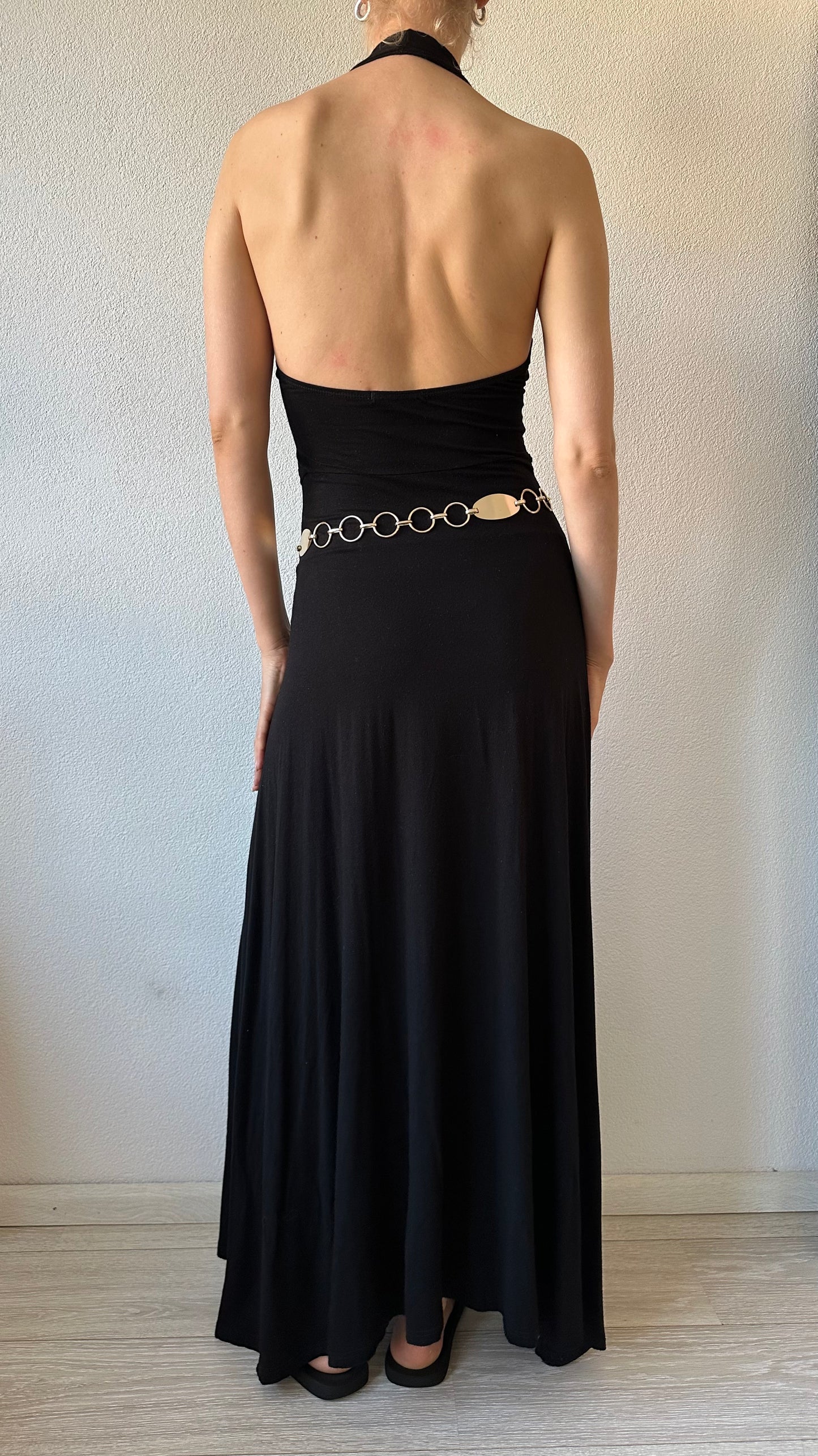 gold adjustable chain belt
