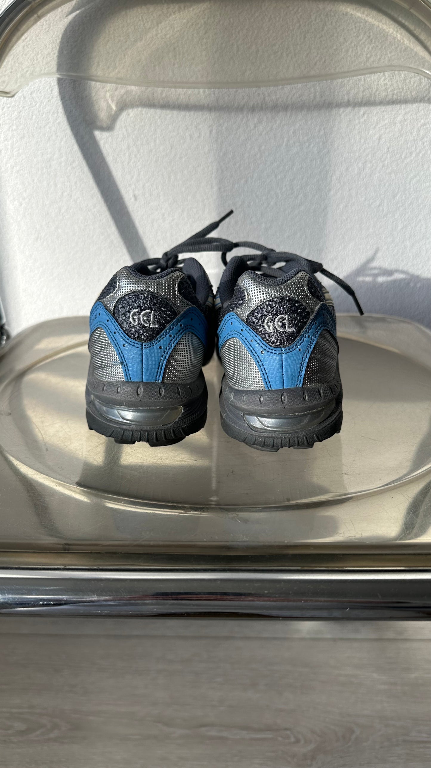 ASICS Gel Blackheath 2 in grey, blue and silver in size 38