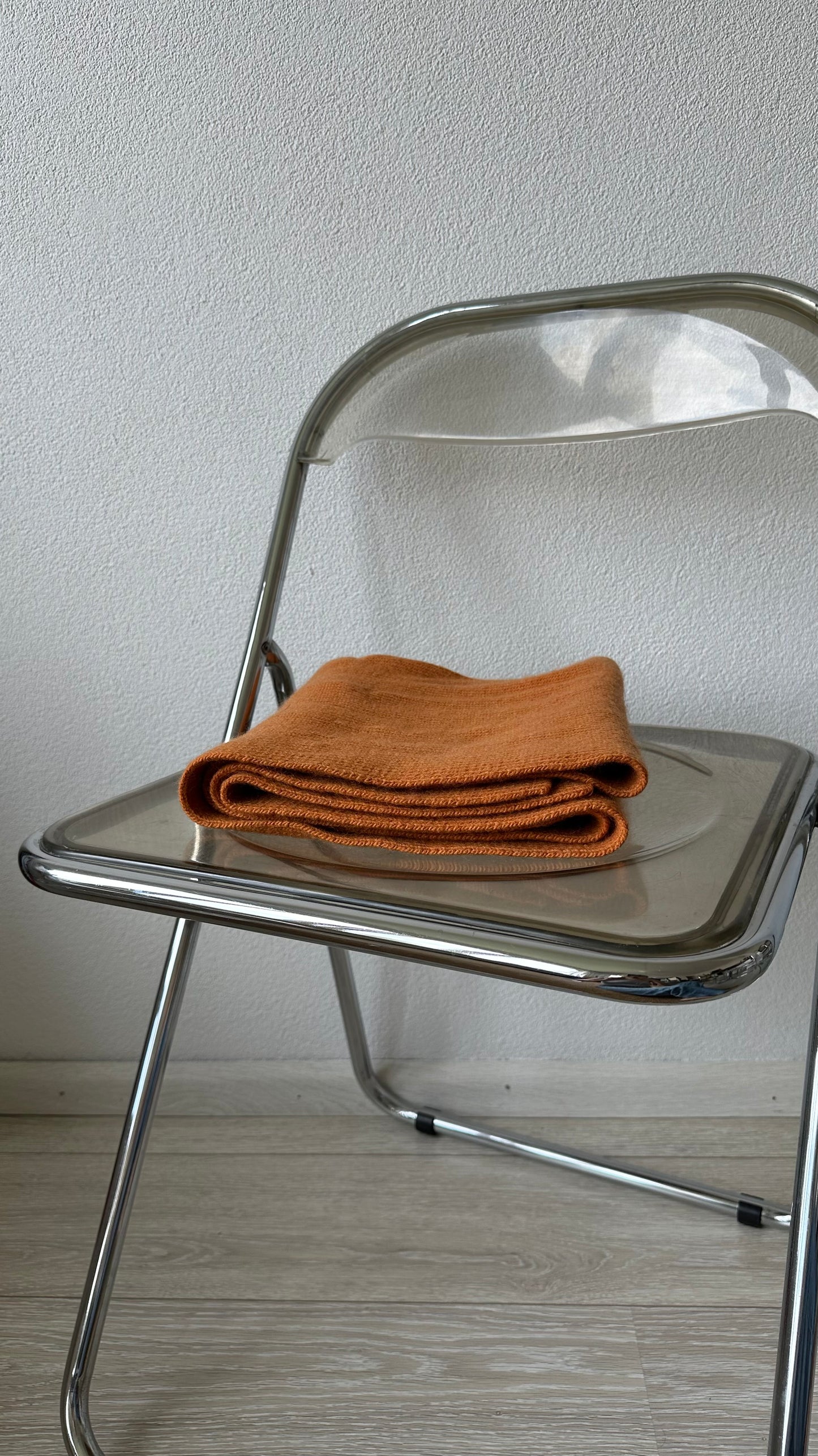 orange wool scarf