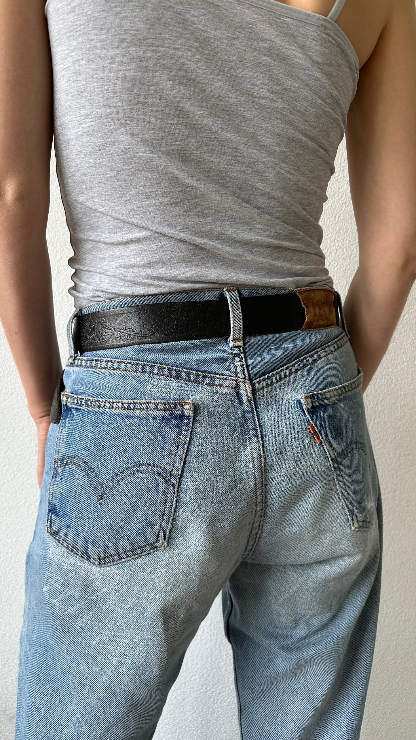 harley davidson vintage belt