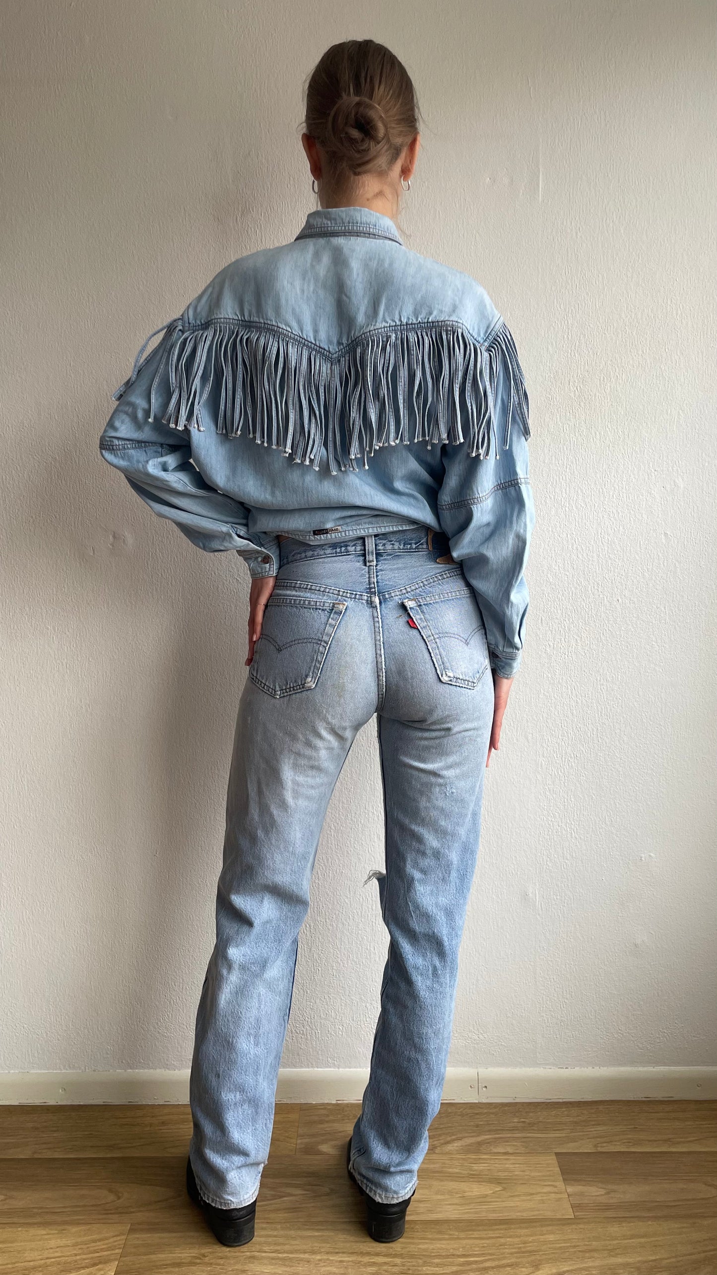 vintage levi's blue denim jeans