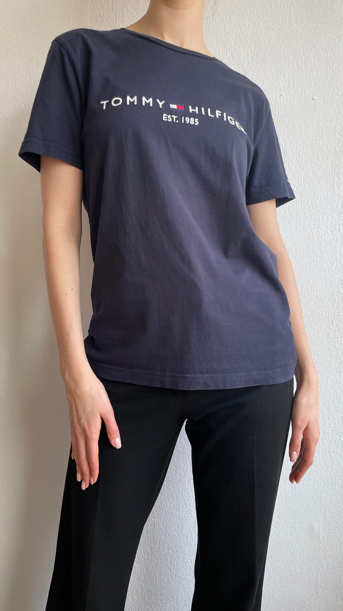 blue tommy hilfiger tee