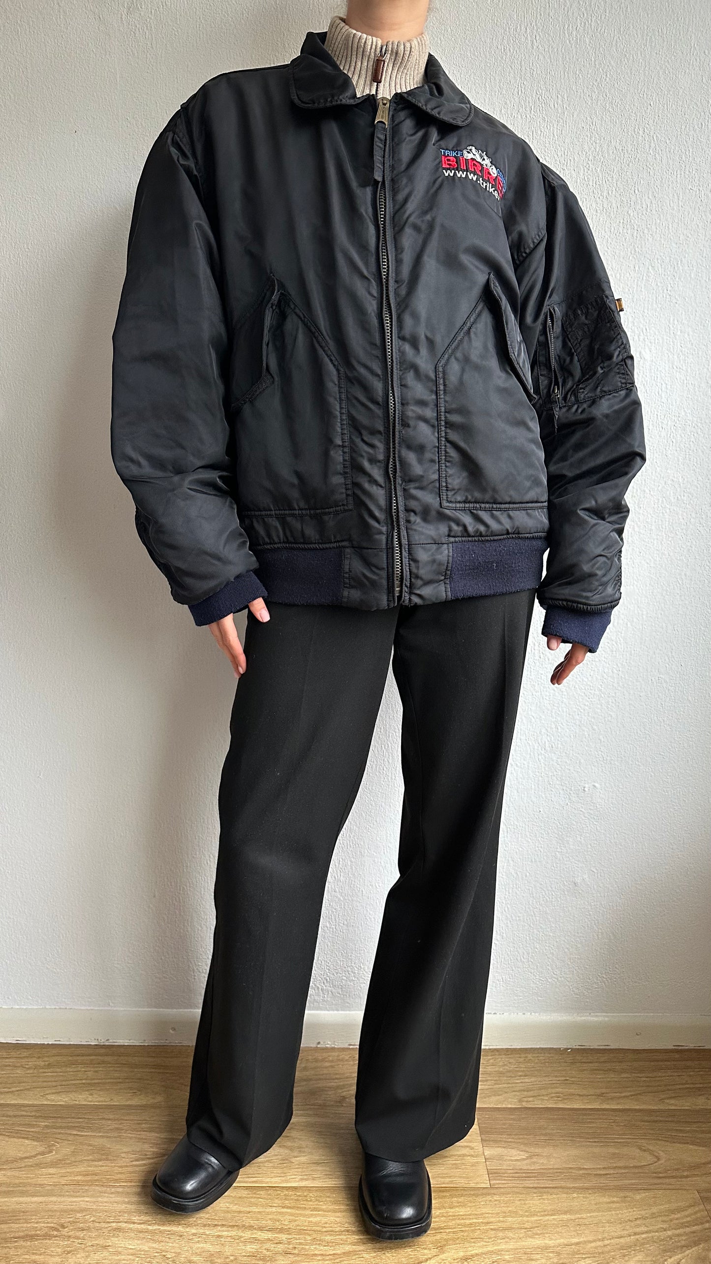 oversized motor bike bomberjacket