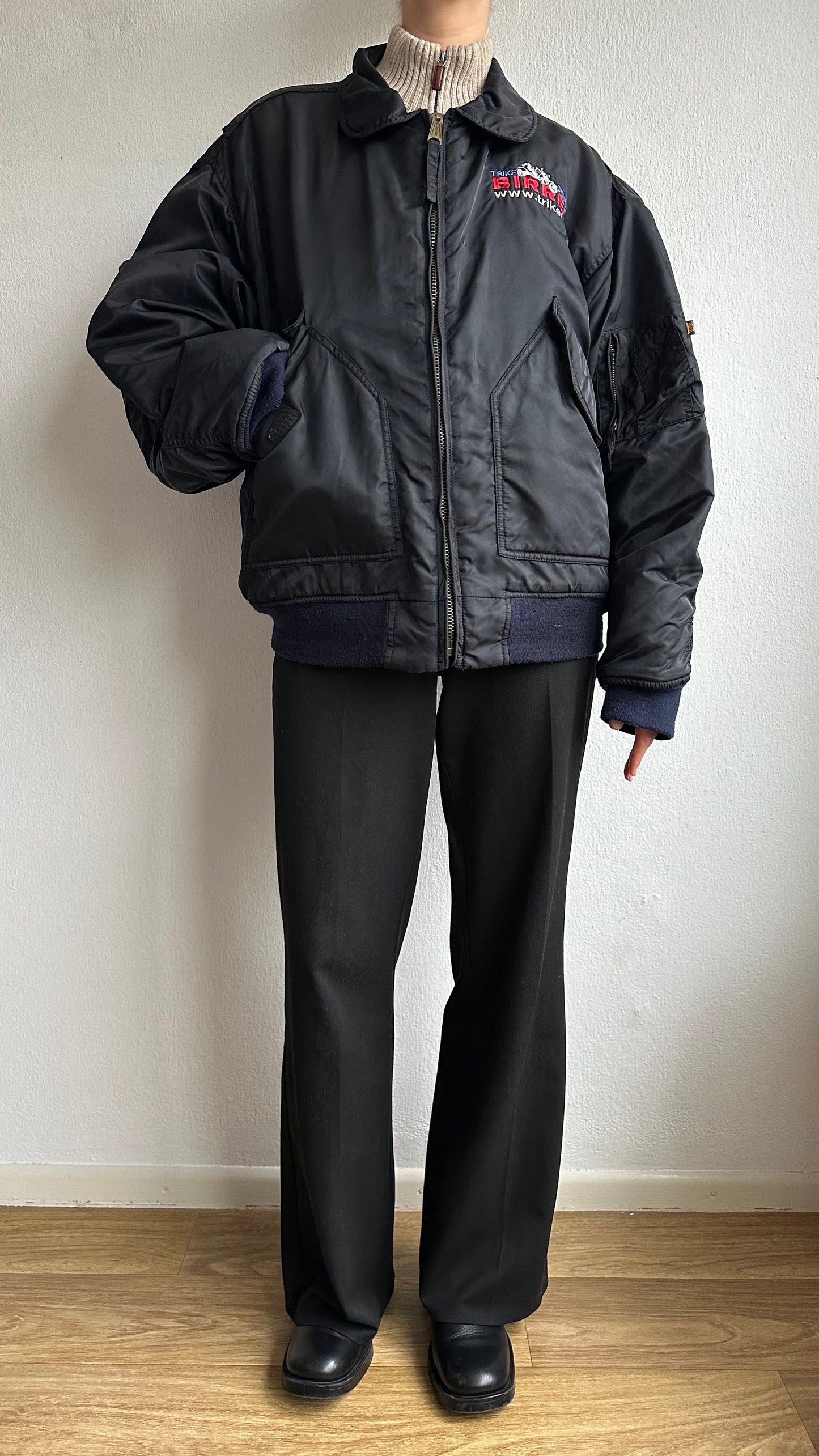 oversized motor bike bomberjacket