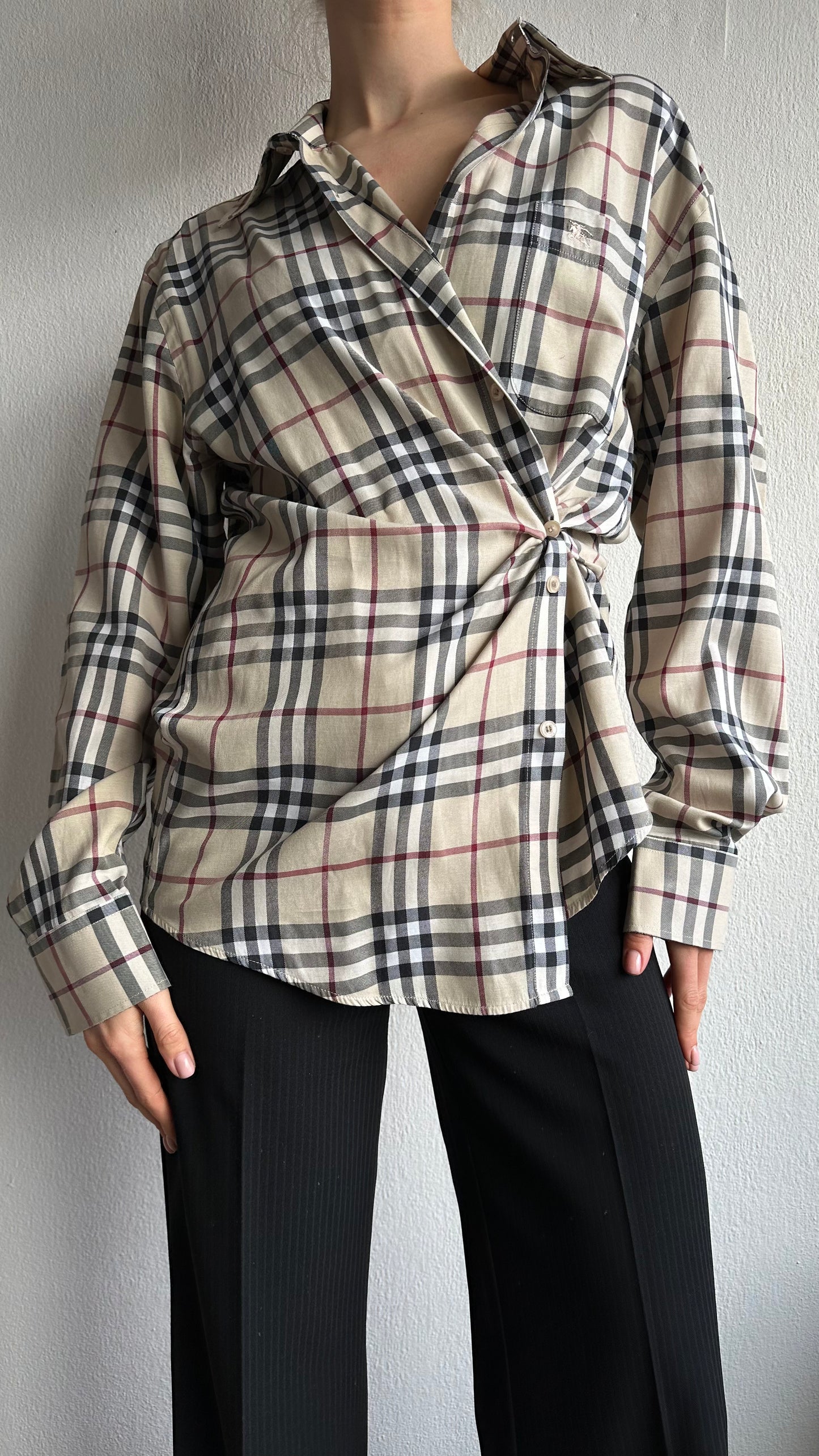 checked blouse Burberry