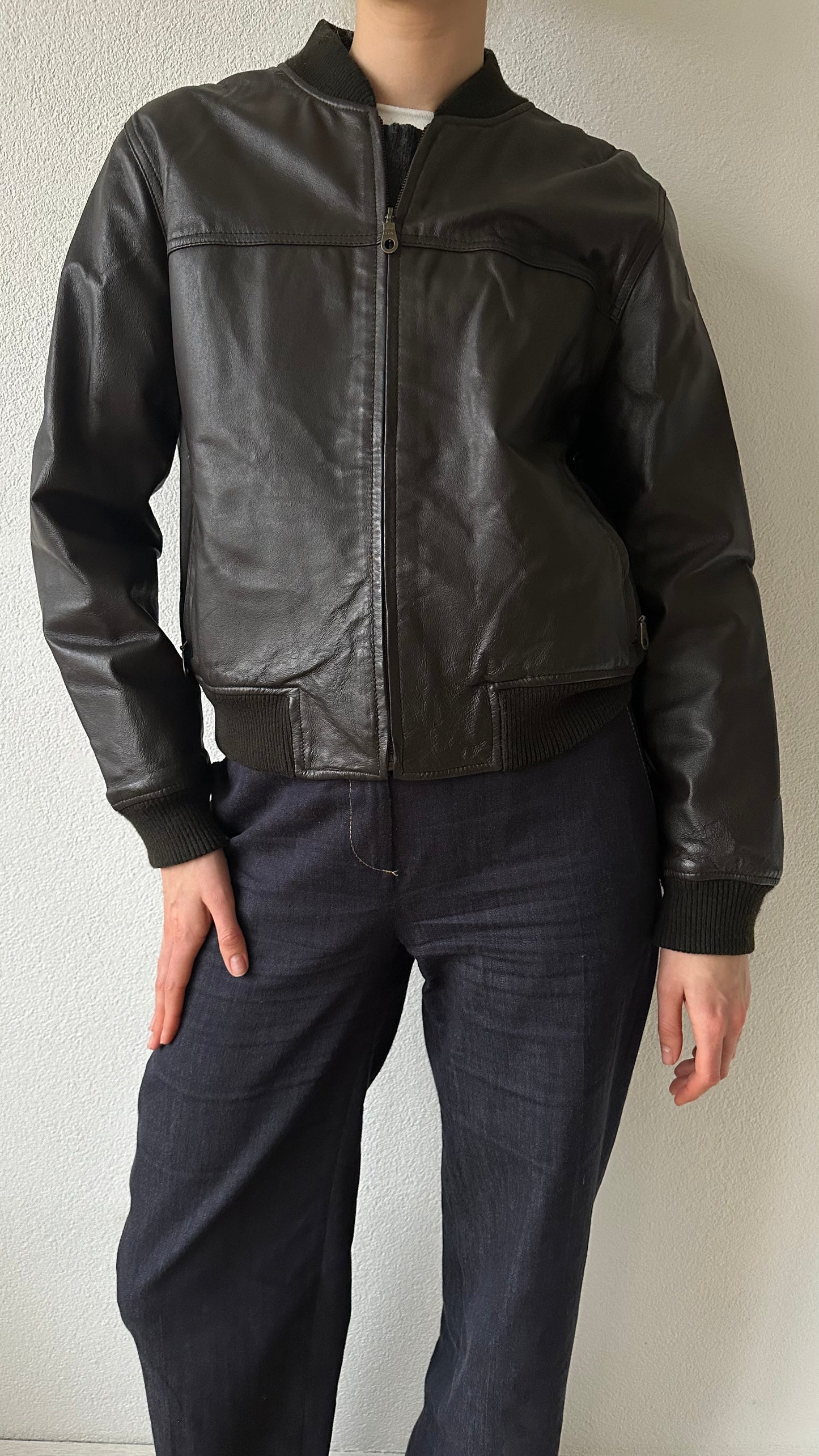 bomberjacket brown vintage