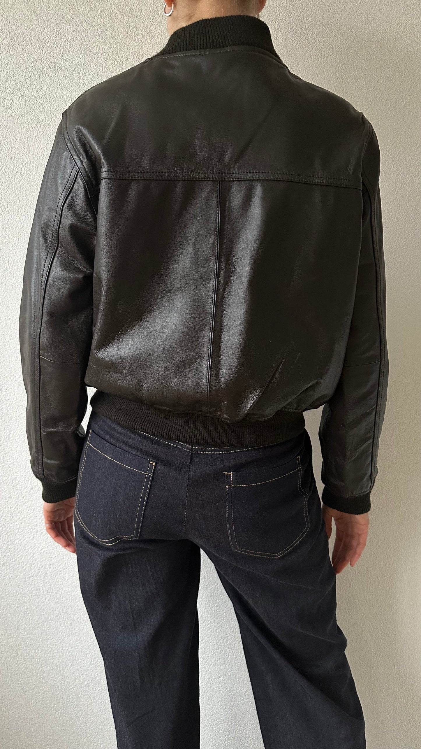 bomberjacket brown vintage