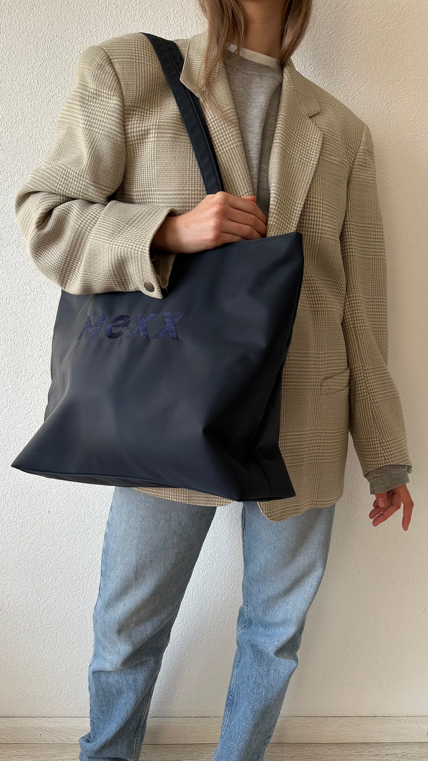 nylon blue shoulderbag mexx