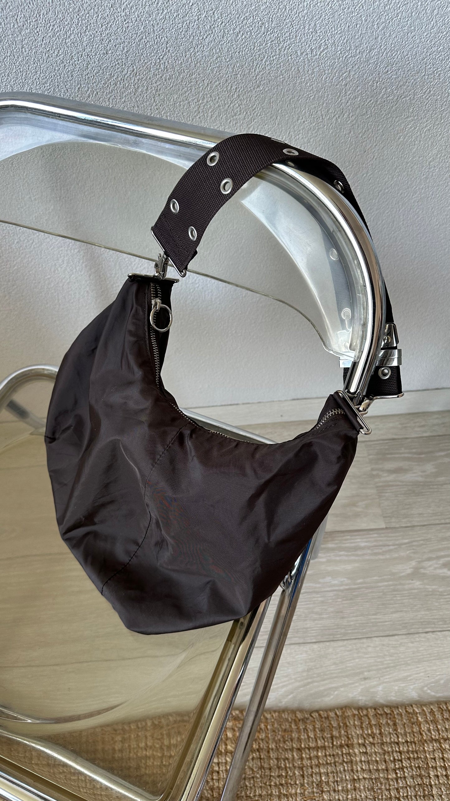 brown nylon sequoia bag