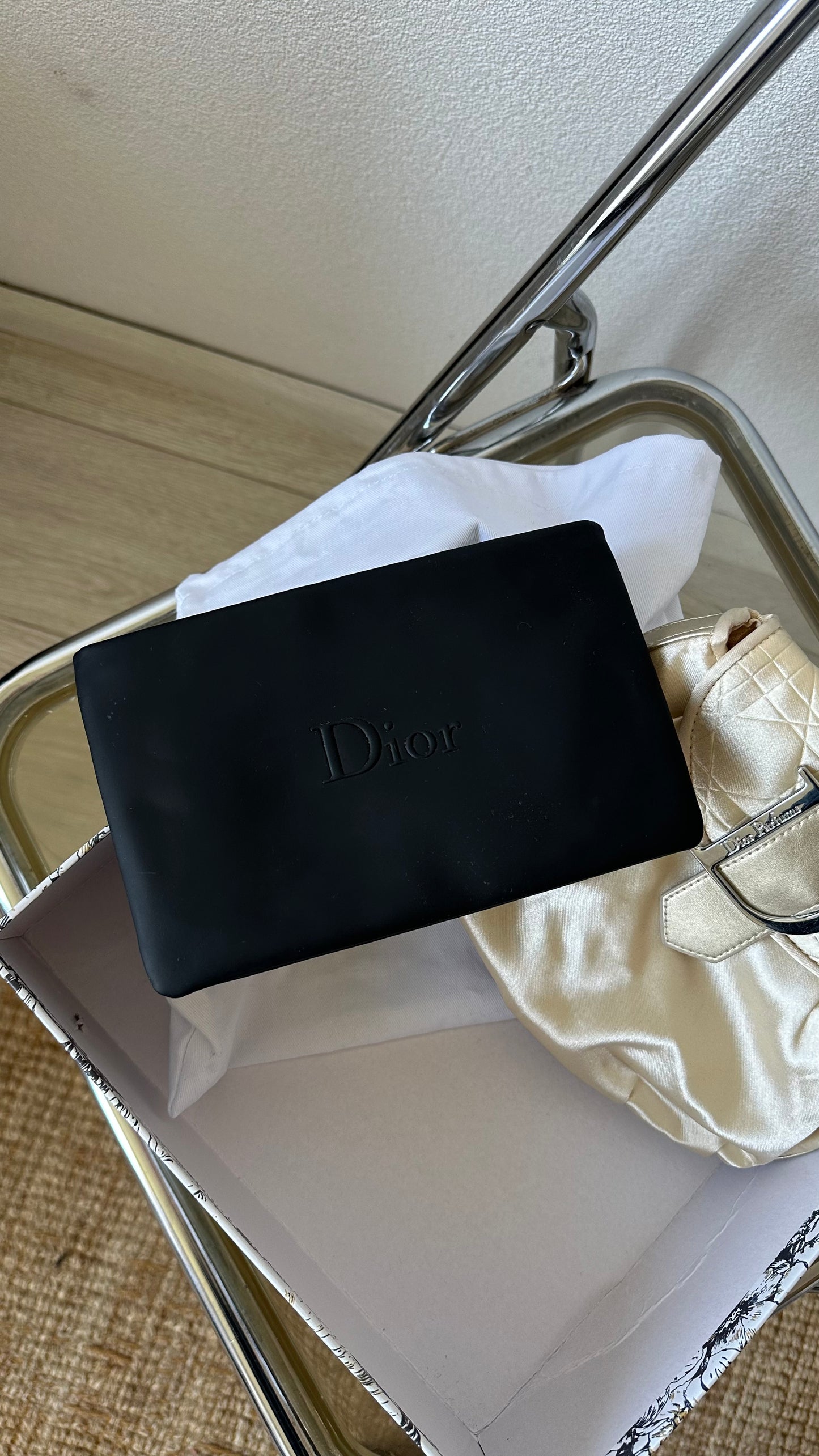 Dior make-up bags with paper bag