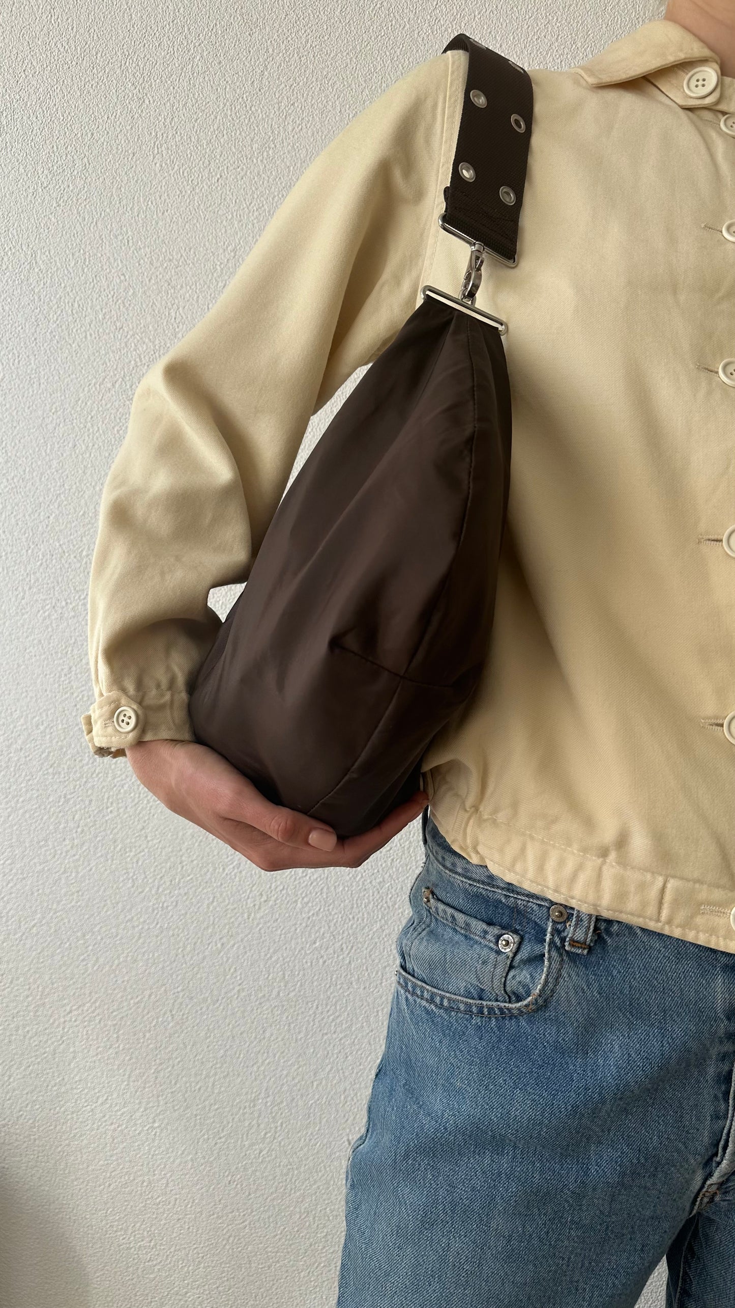 brown nylon sequoia bag