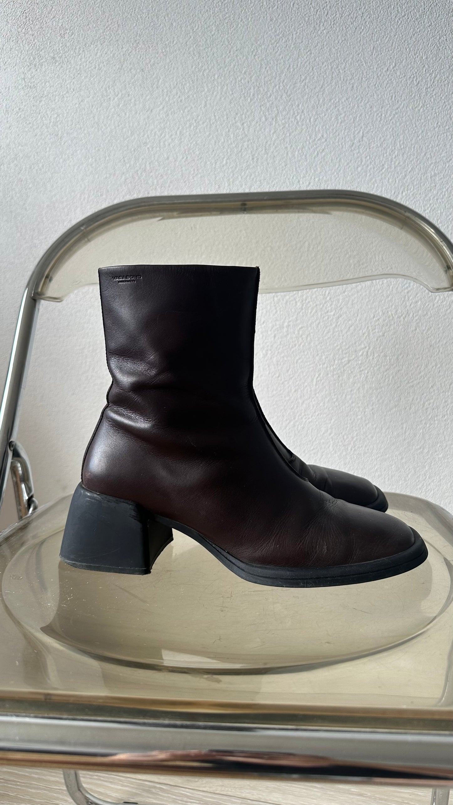 brown vagabond Ansie boots
