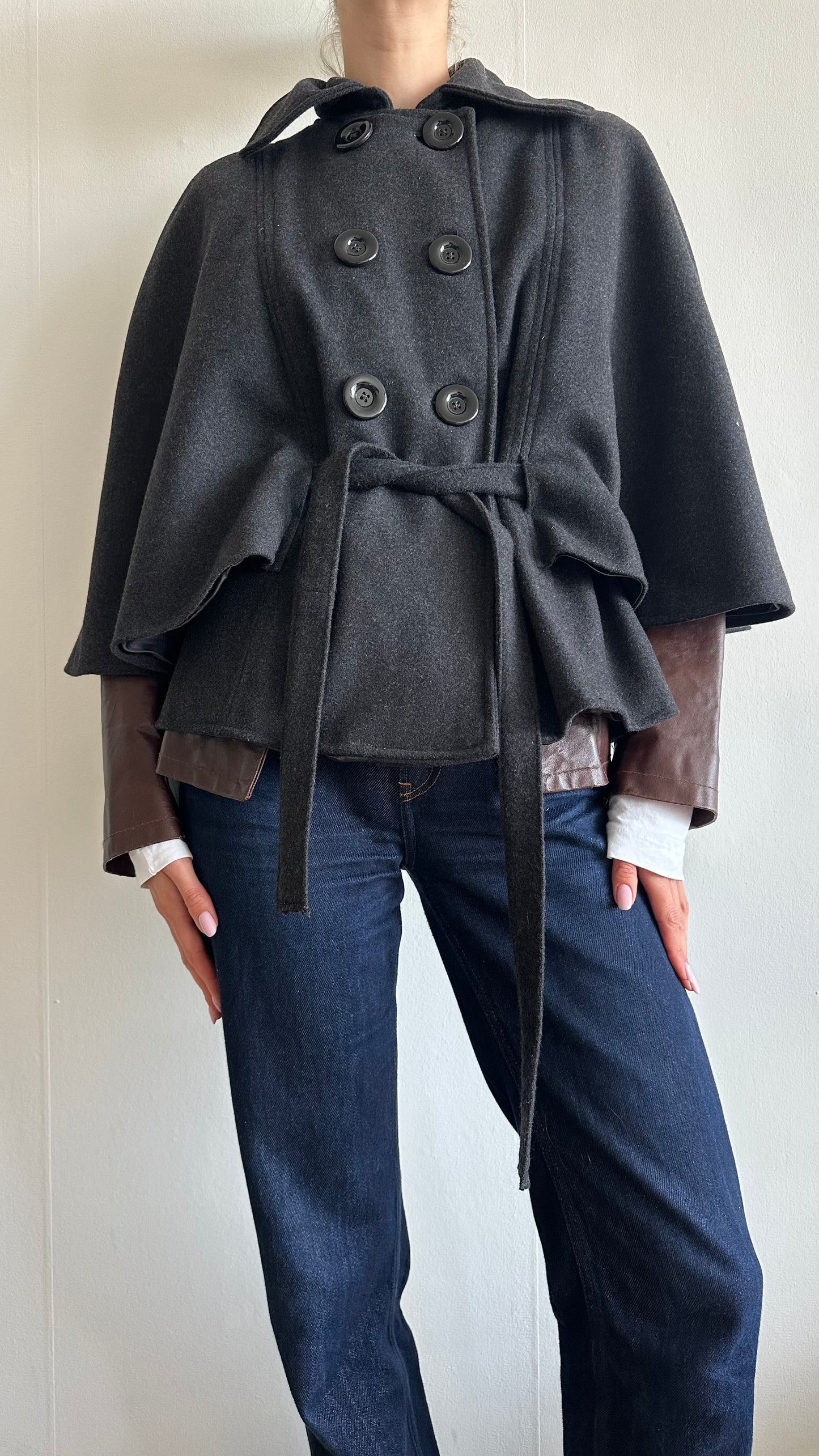 grey wool jacket