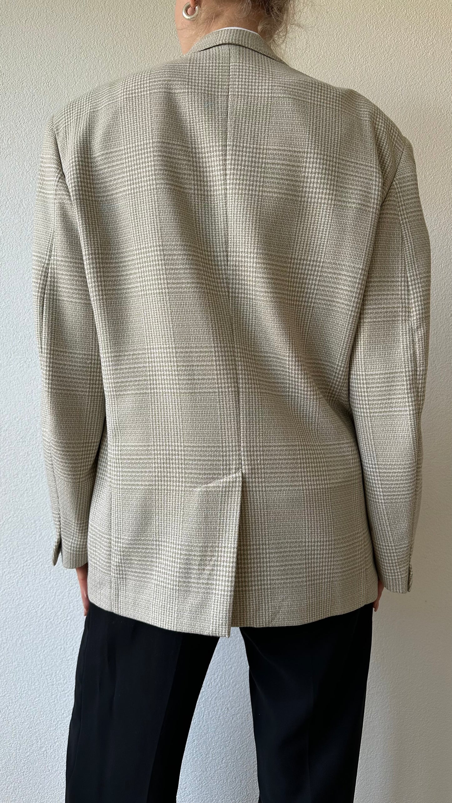 Thierry Mugler vintage tweed blazer
