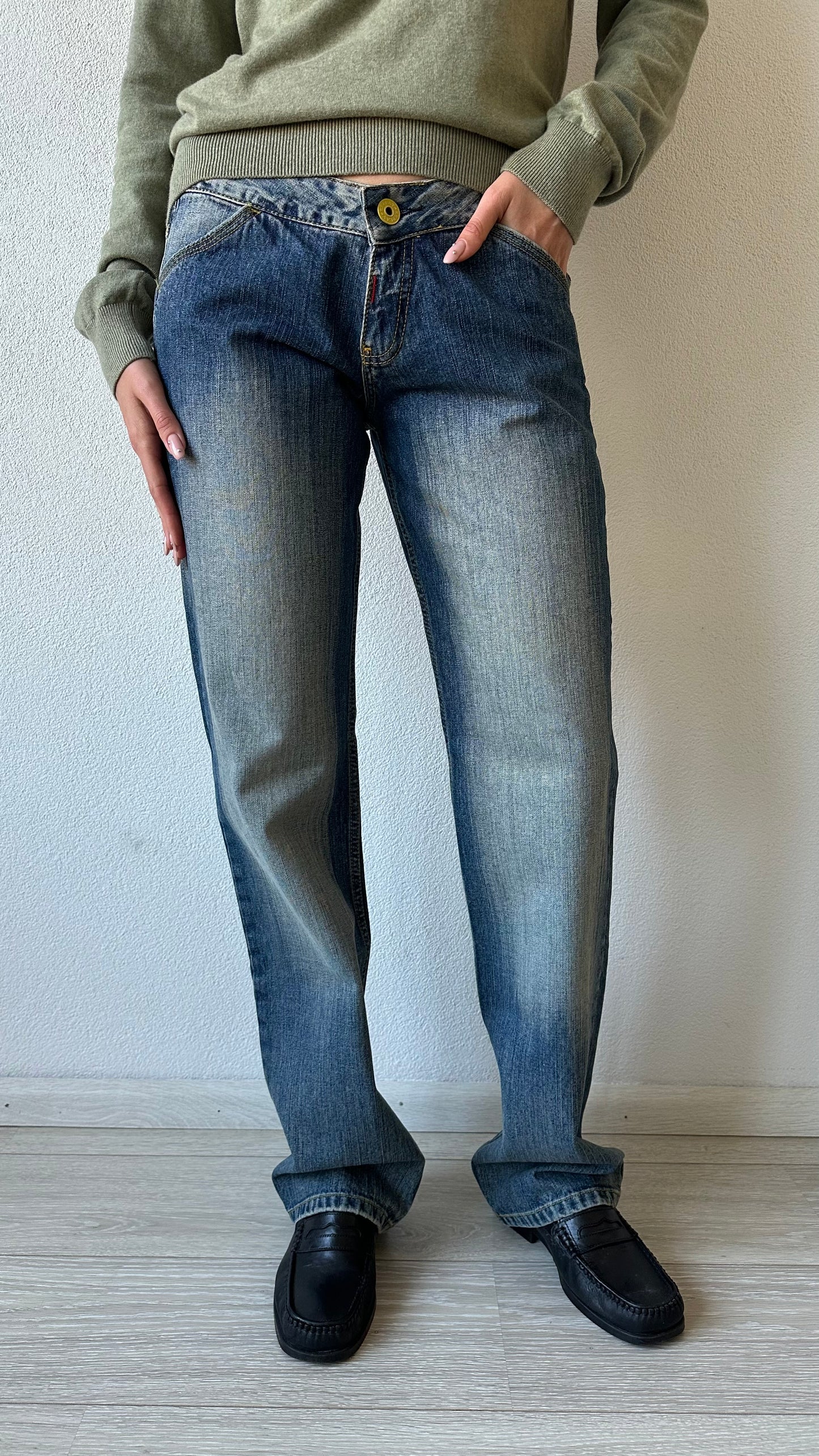 vintage low rise Y2K Replay jeans