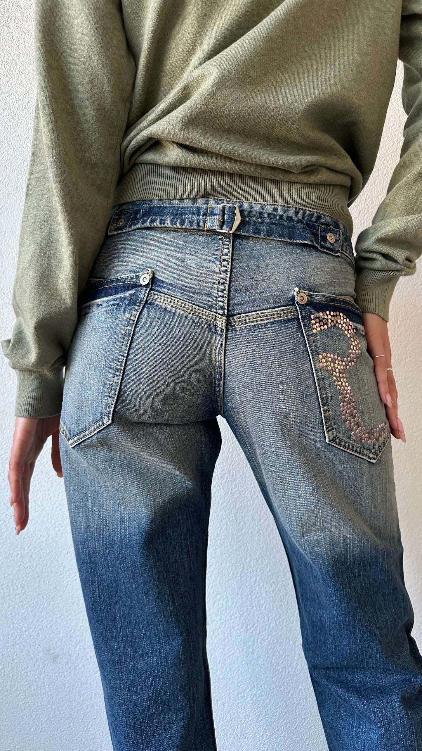 vintage low rise Y2K Replay jeans