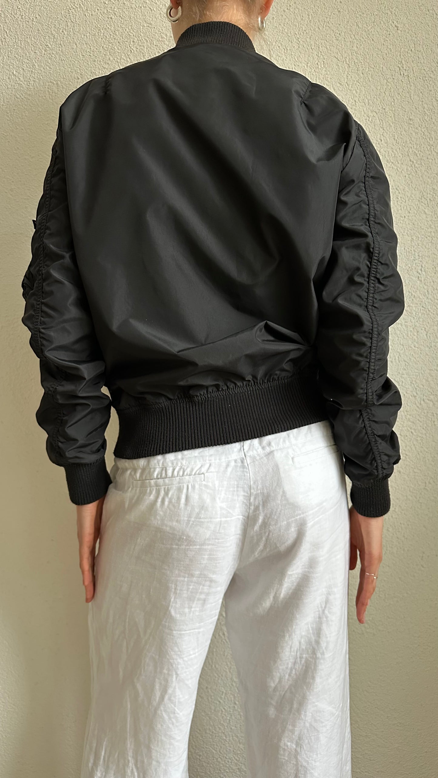 alpha industries MA-1 TT black bomberjacket