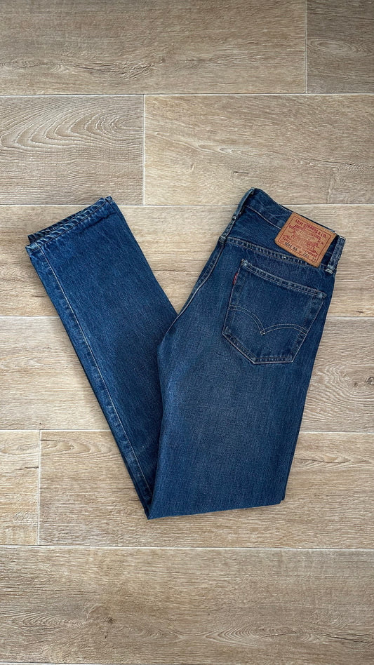 dark blue denim jeans