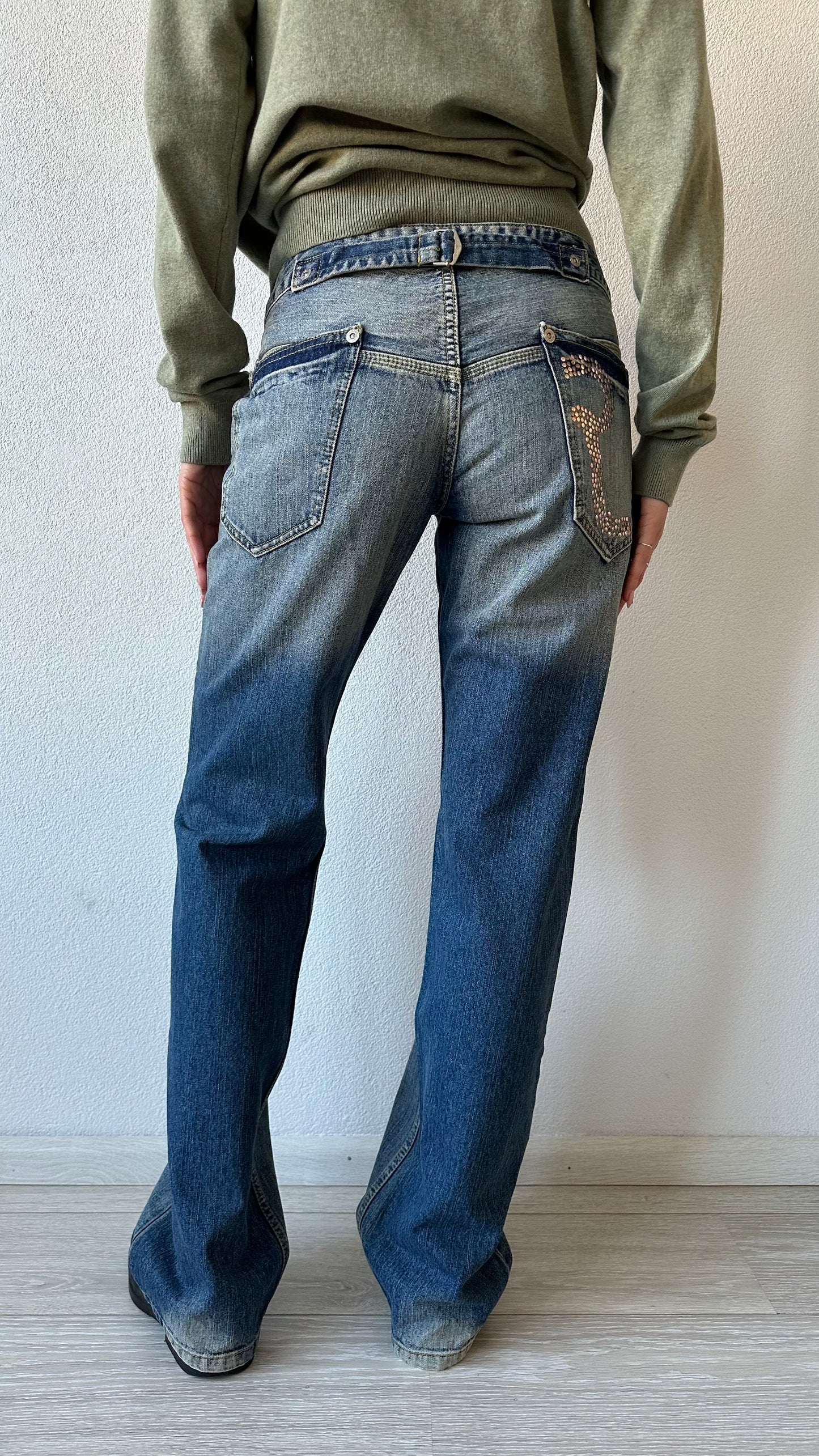 vintage low rise Y2K Replay jeans