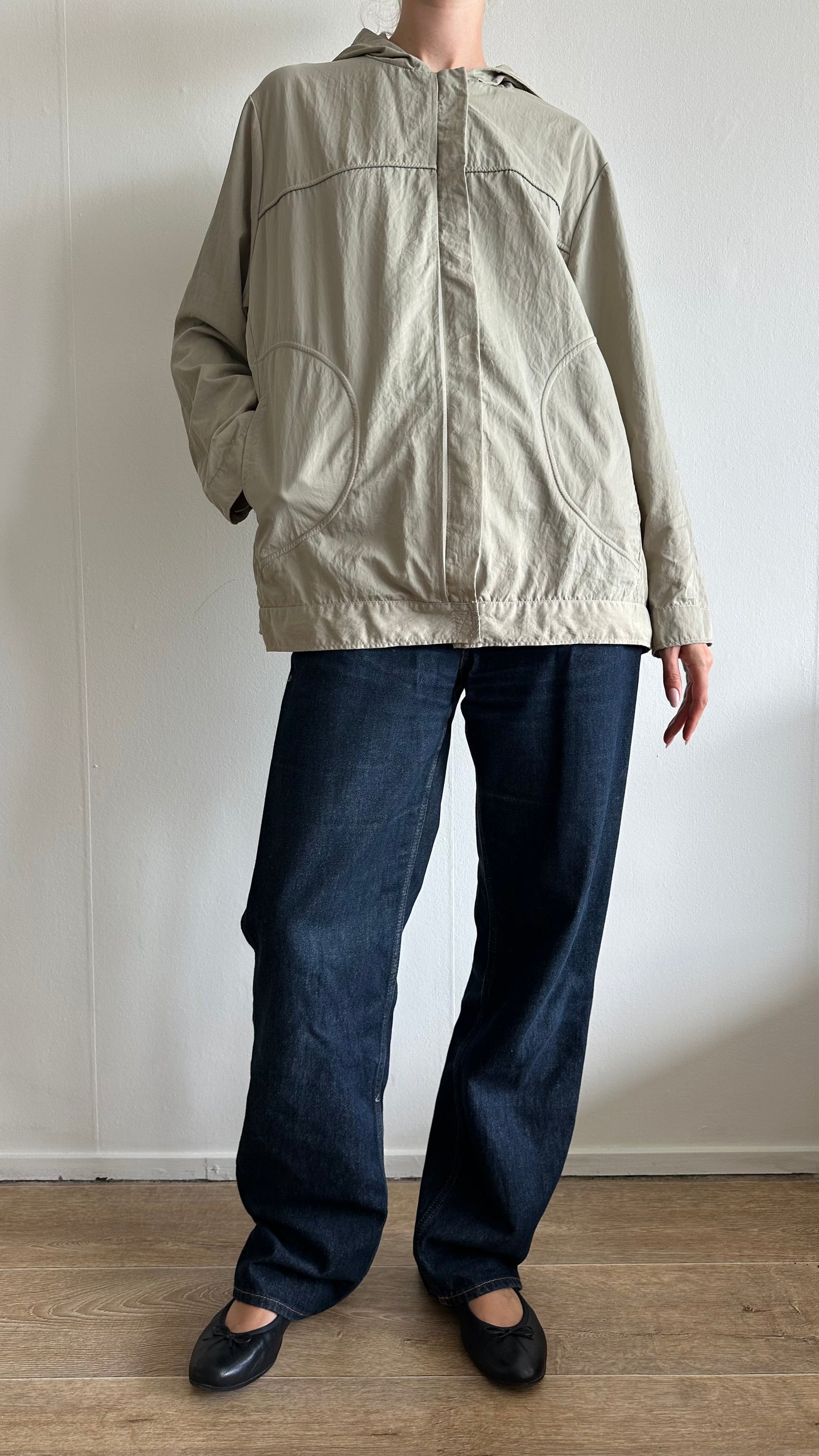 dark denim and jacket duo set