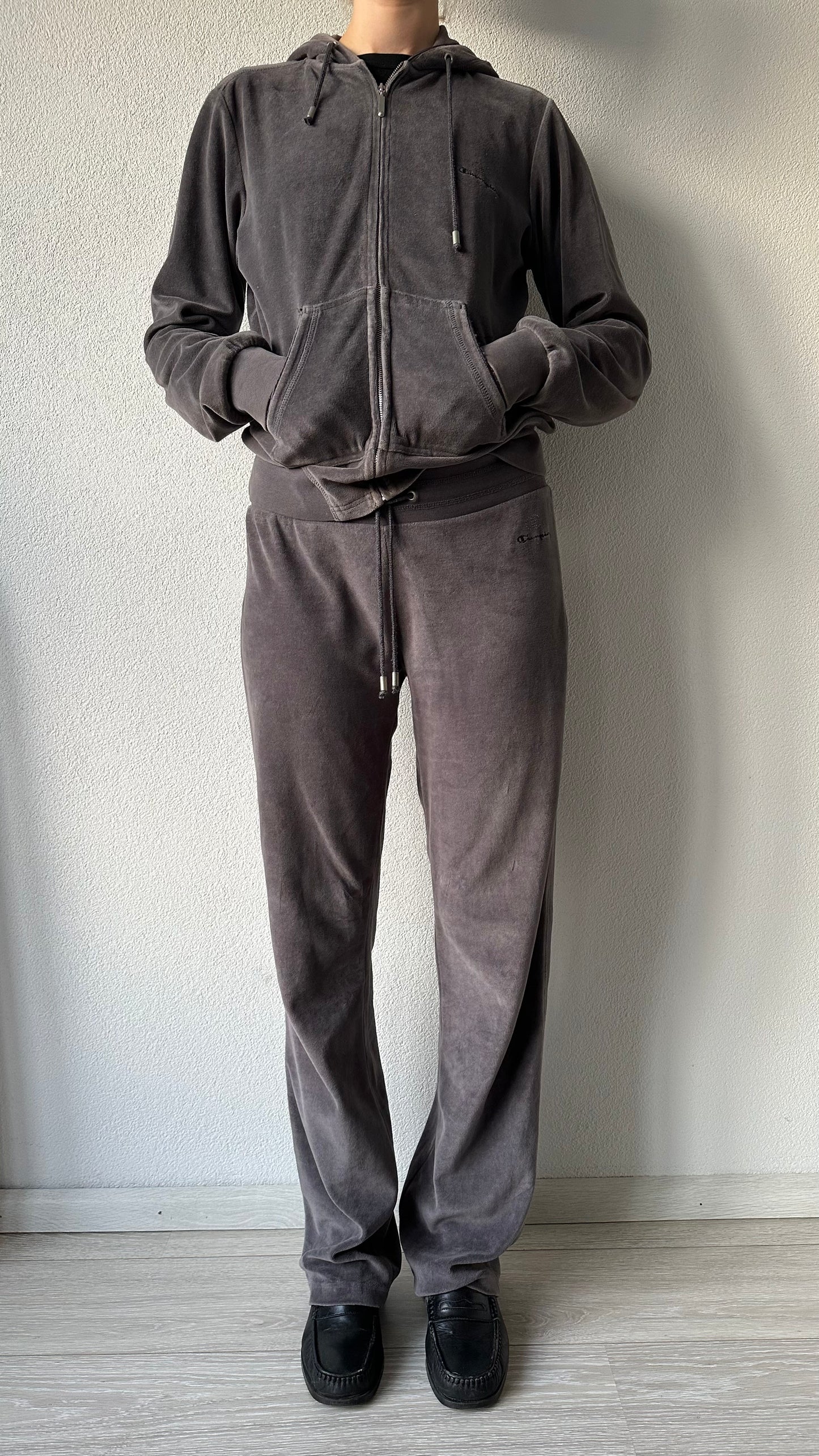 velvet champion tracksuit velour 2 piece