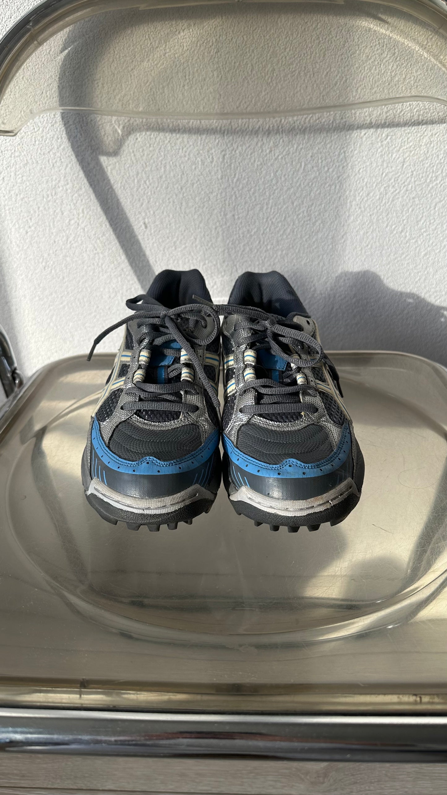 ASICS Gel Blackheath 2 in grey, blue and silver in size 38