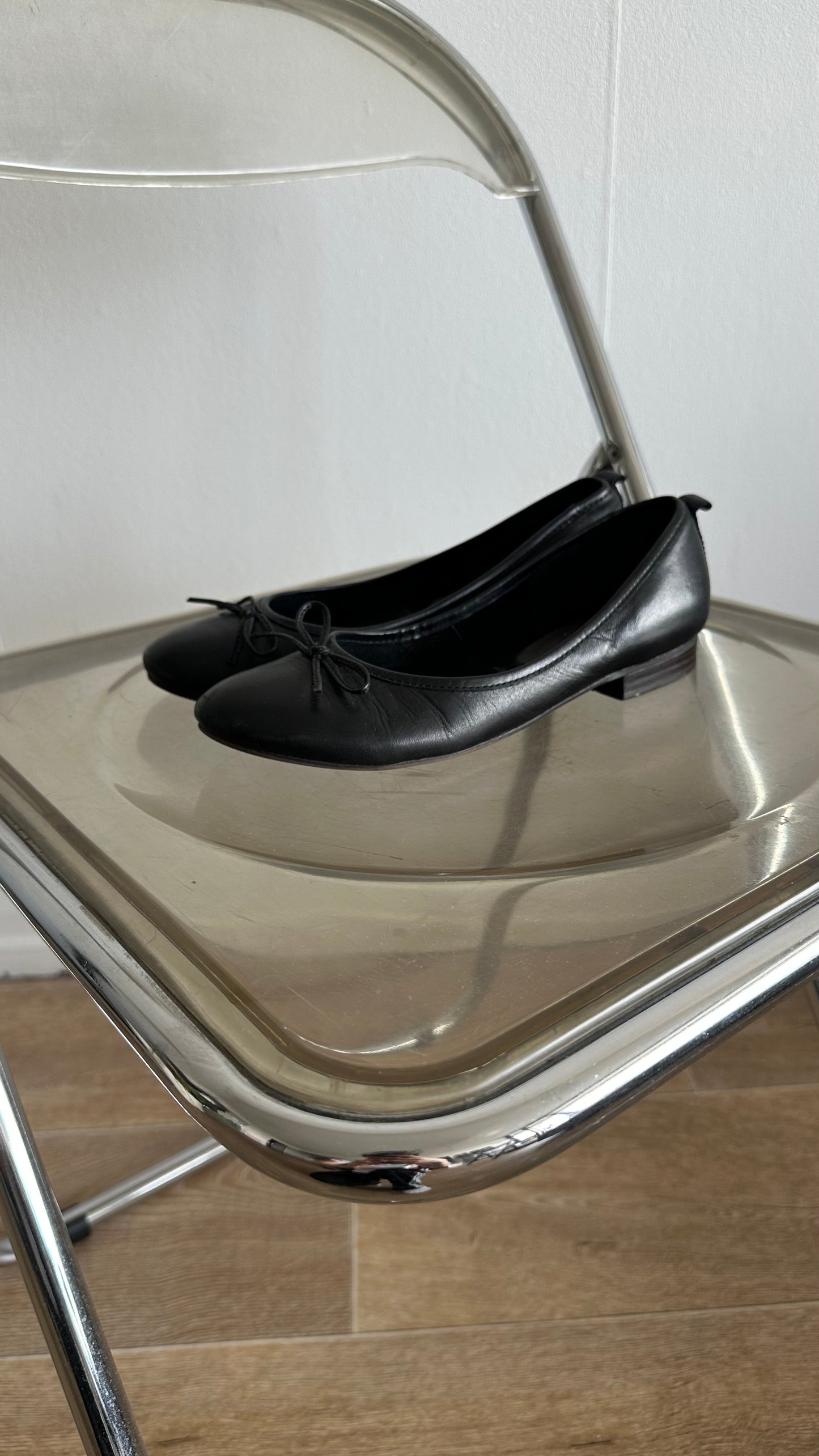 tamaris leather ballet flats size 39