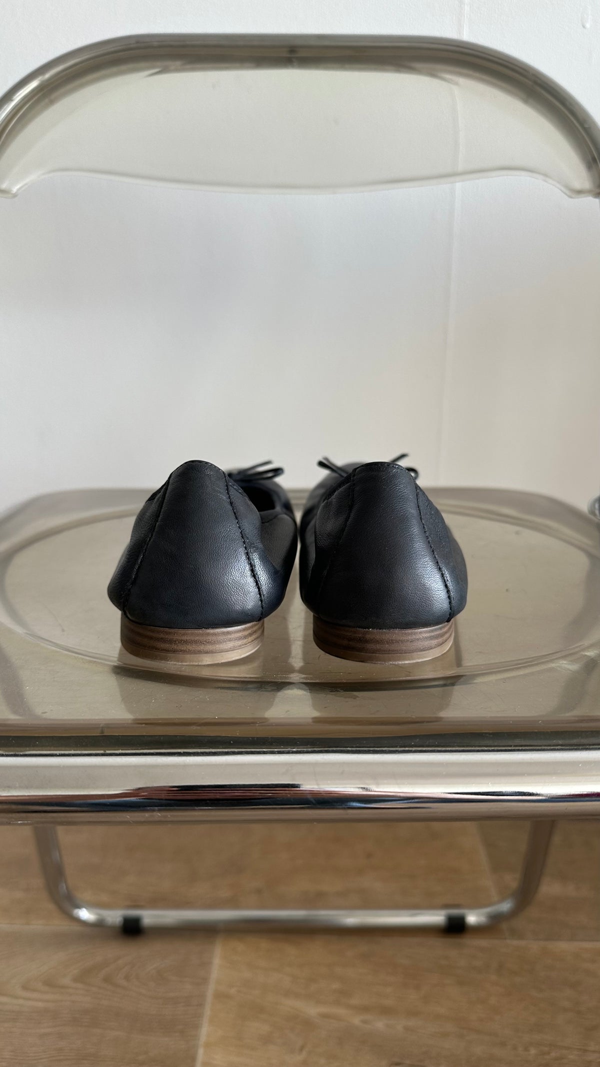 dark blue black ballet flats tamaris