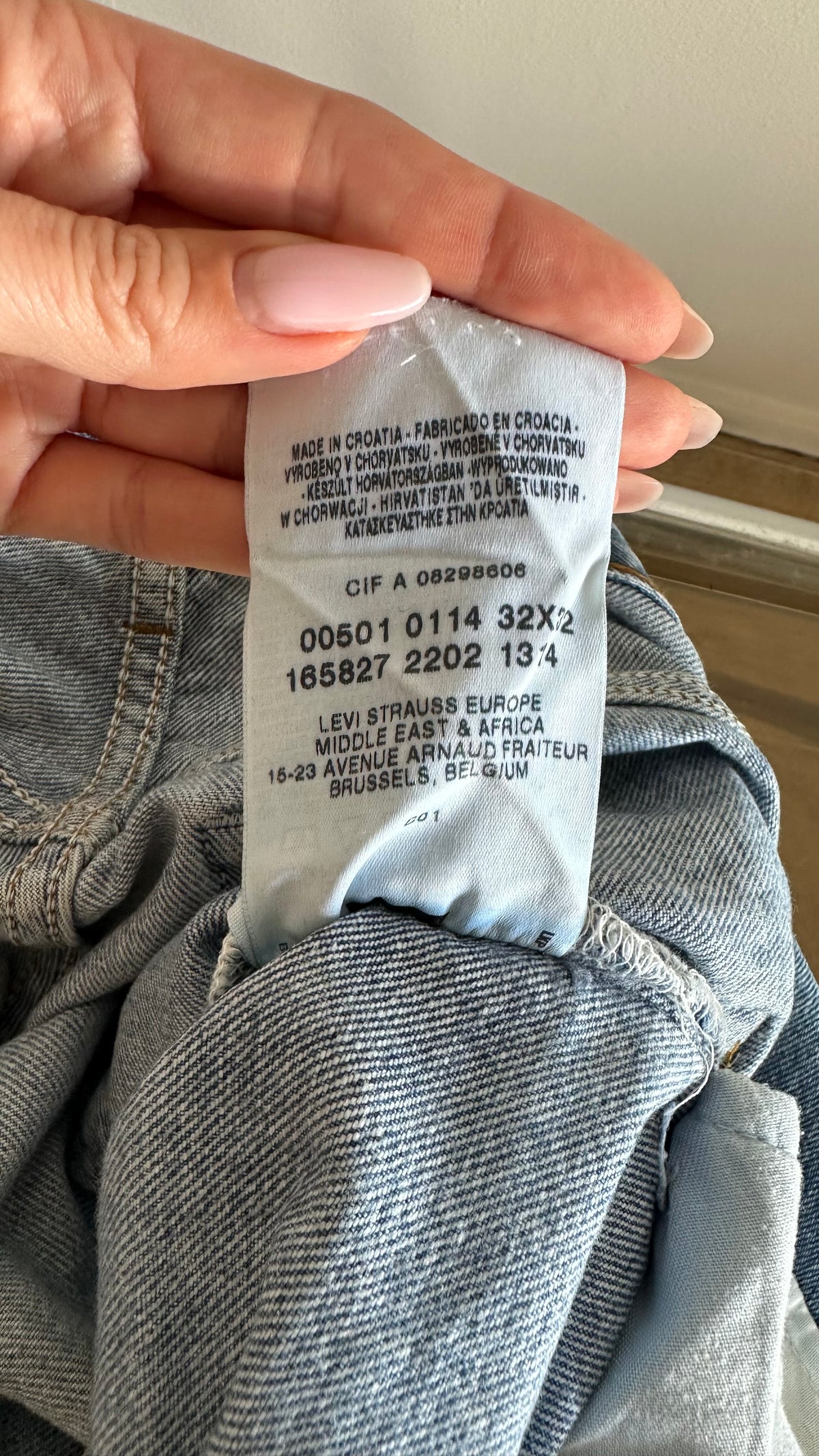 vintage Levi’s 501 classic denim