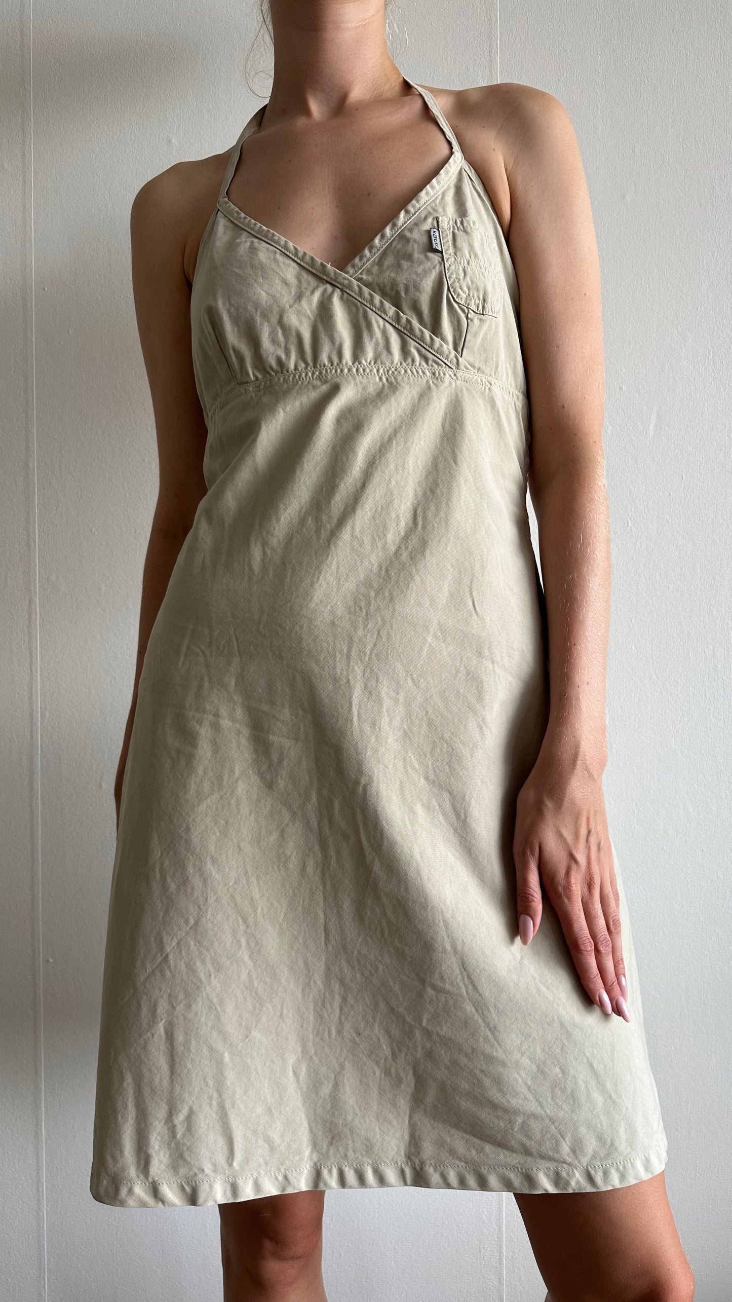 light brown Replay y2k short dress
