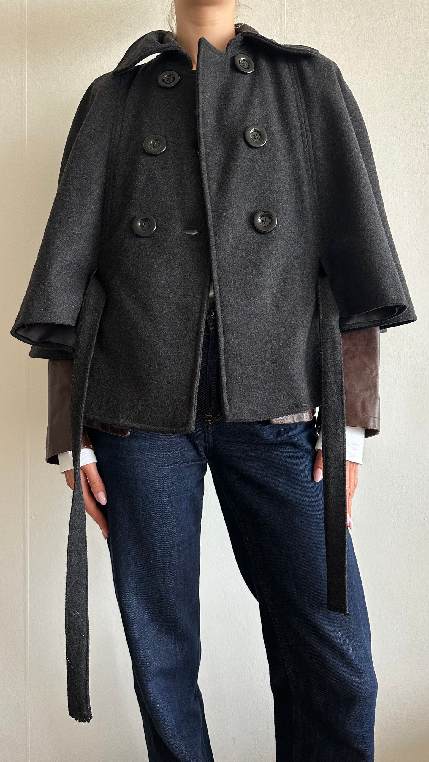 grey wool jacket