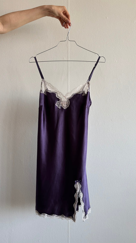 victoria secret purple slipdress