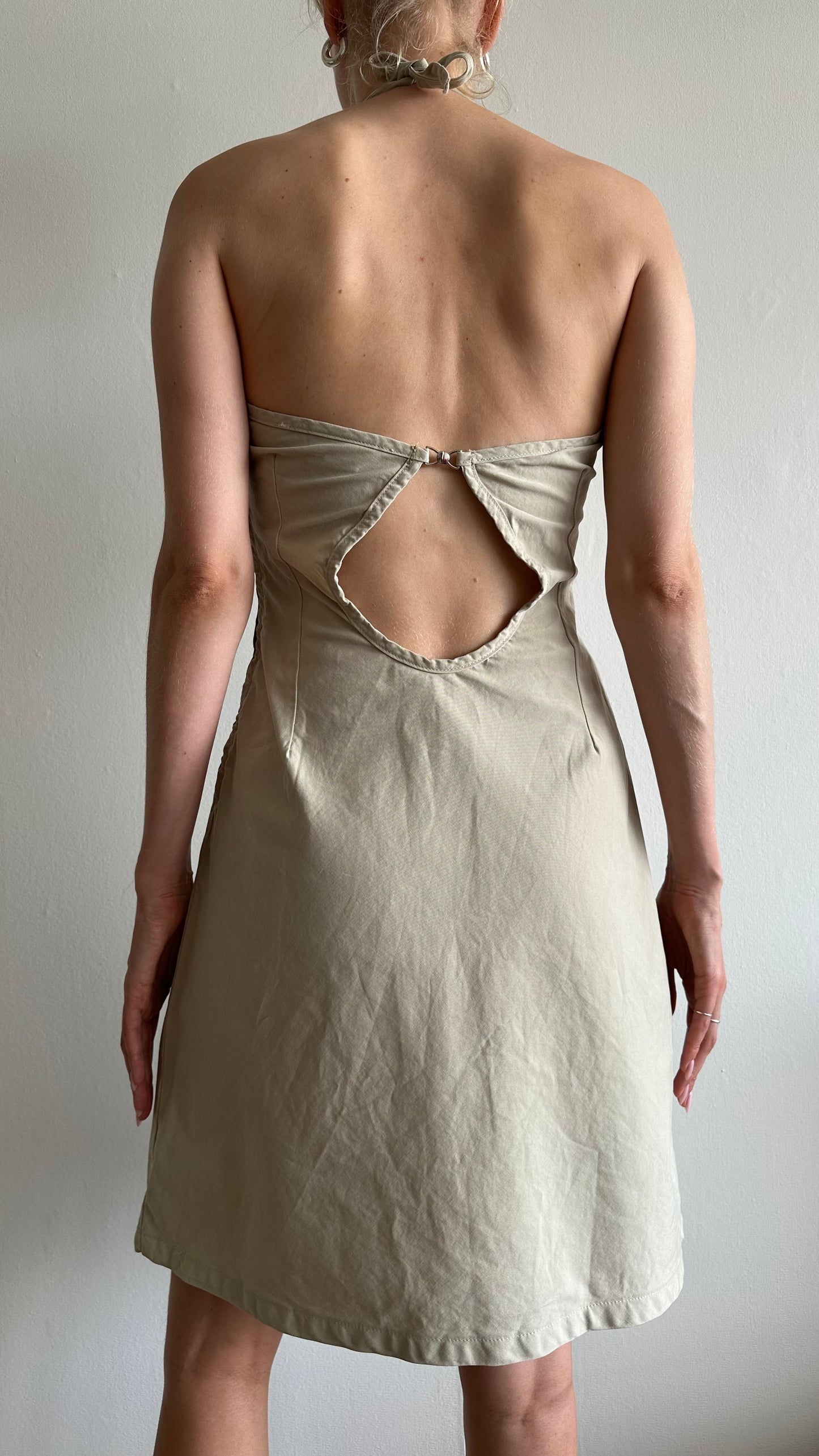 light brown Replay y2k short dress