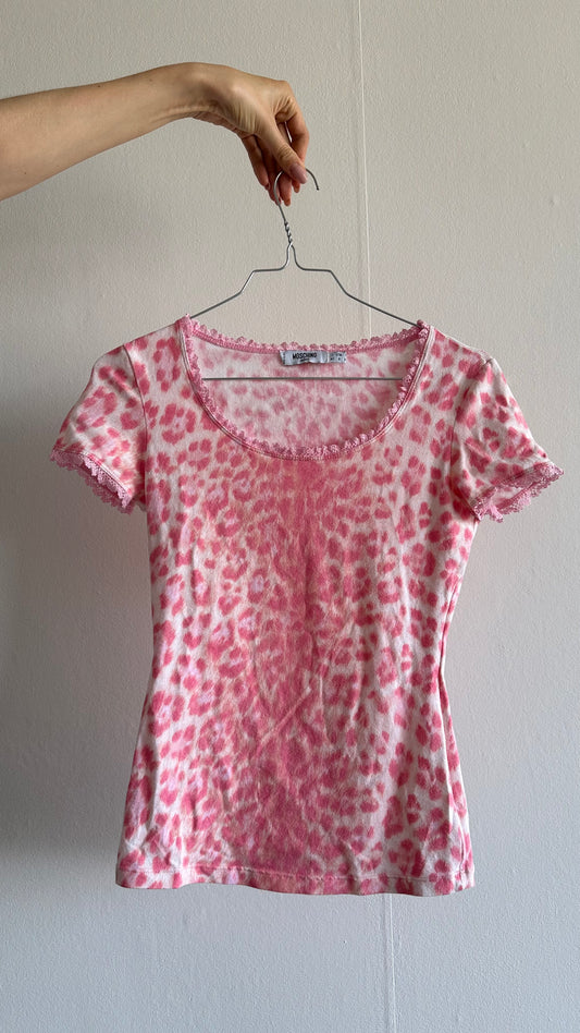 pink panther Moschino t-shirt