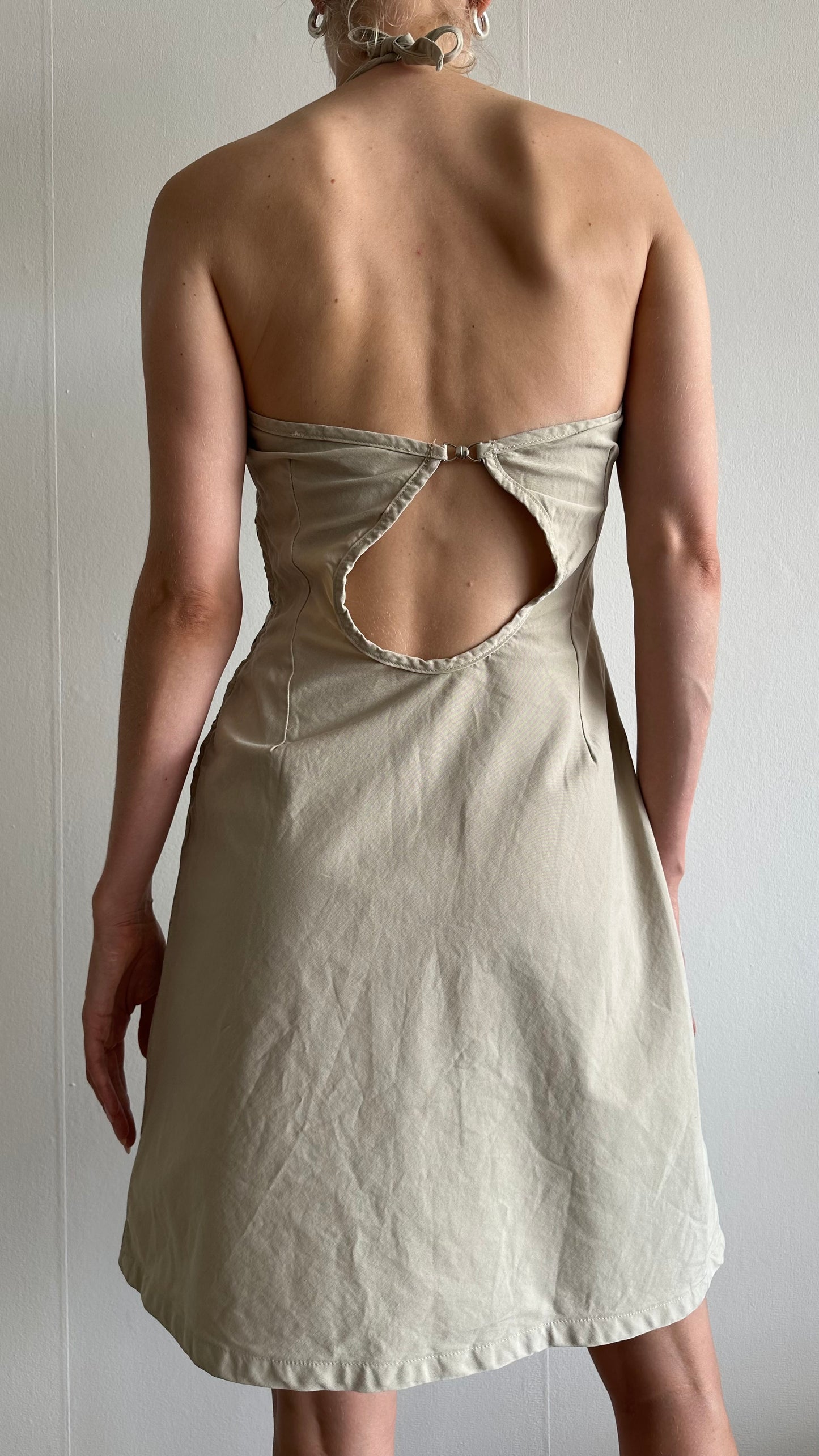 light brown Replay y2k short dress