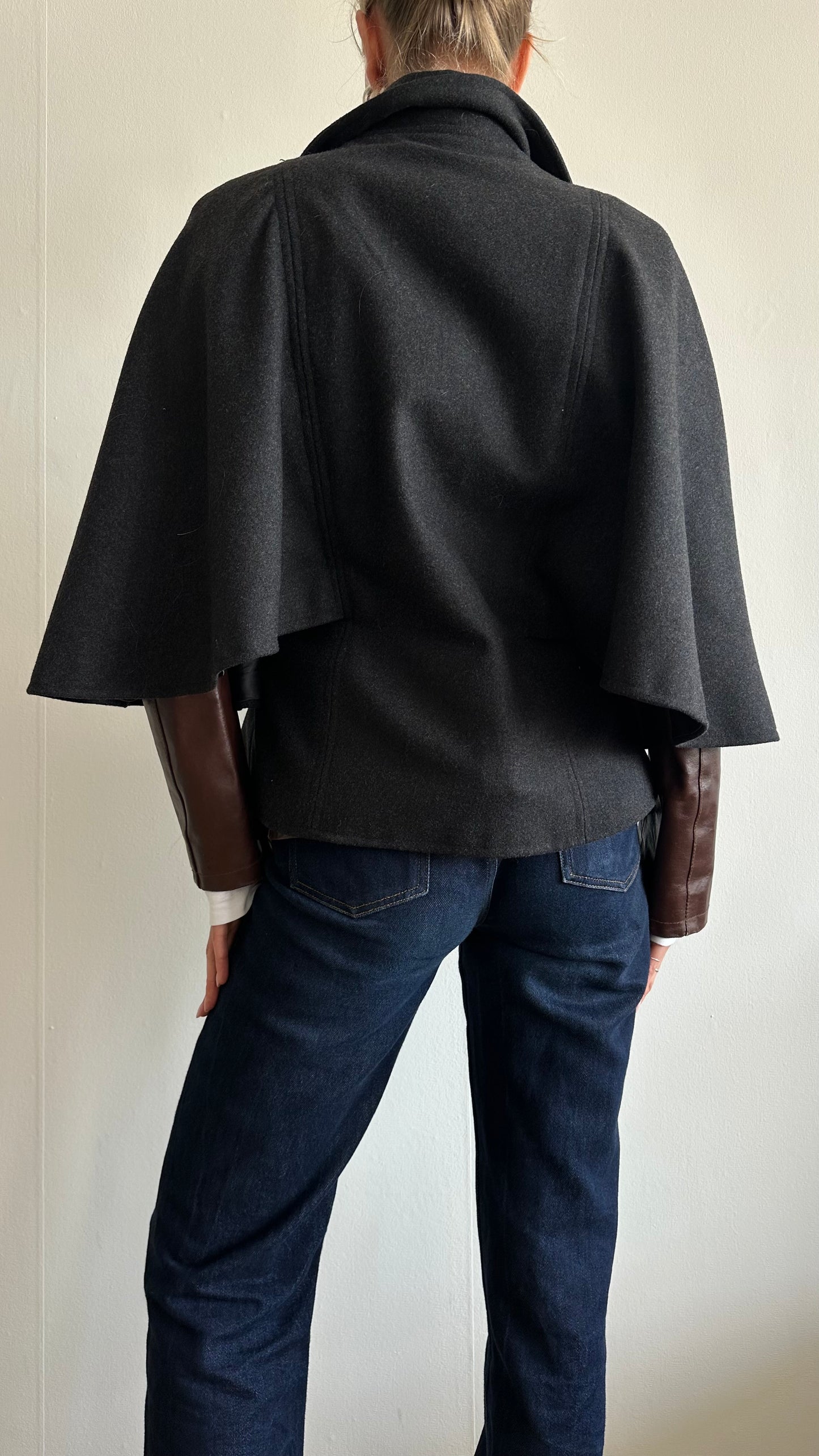 grey wool jacket