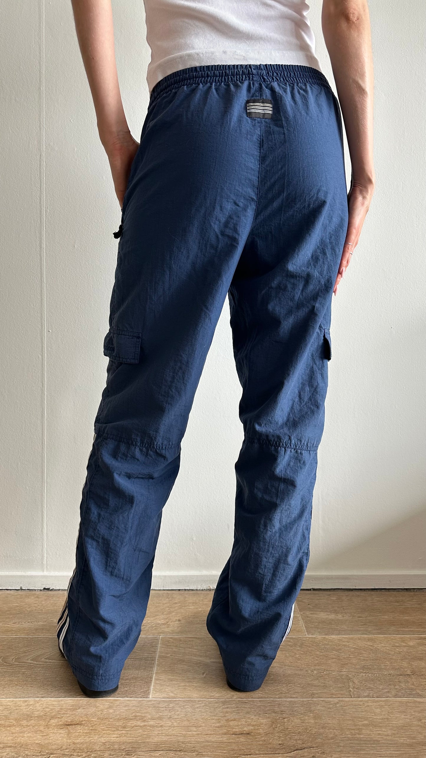 blue vintage Adidas jogger pants