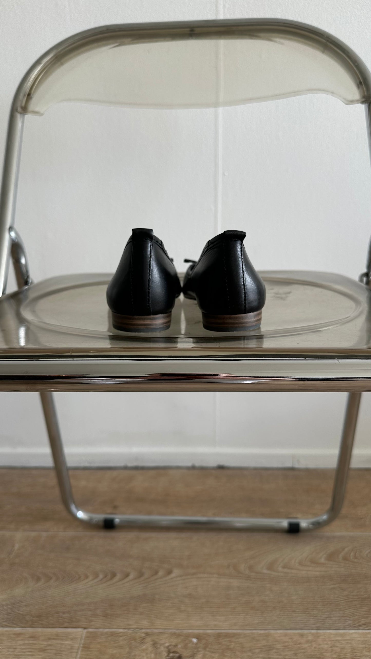 black Tamaris ballerina flats size 38