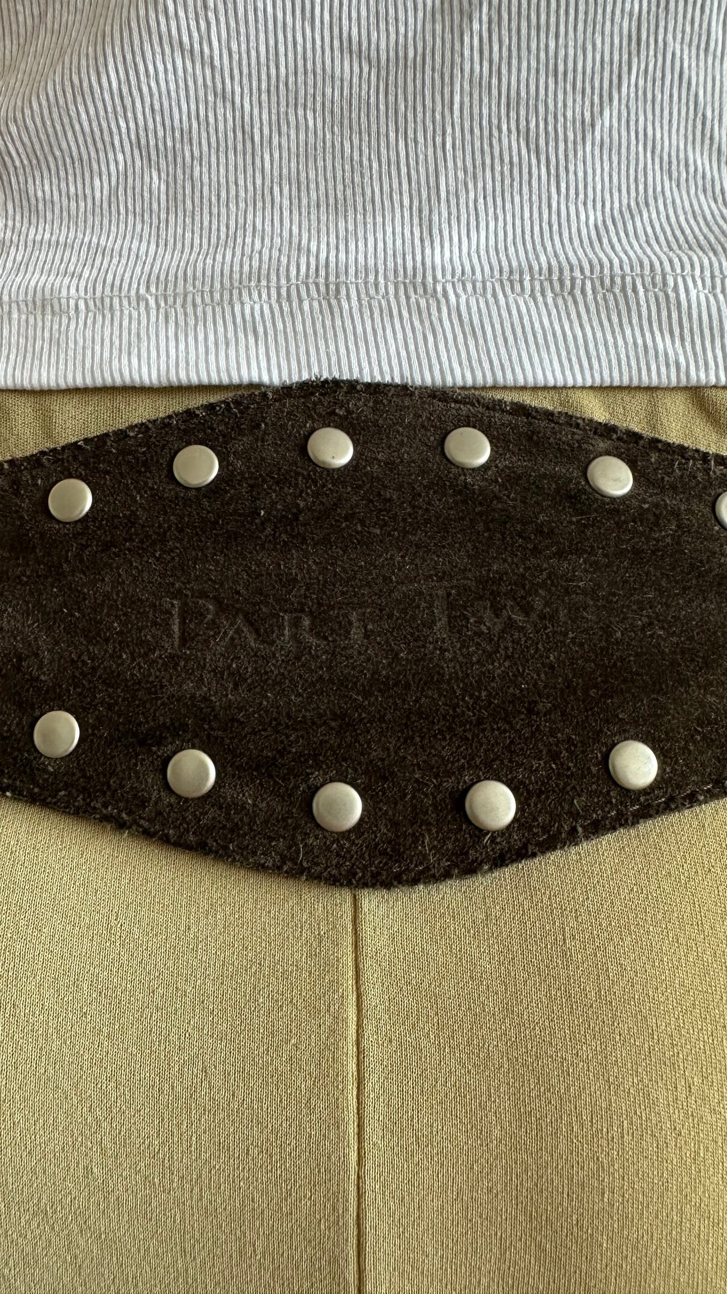 suede leather cowboy belt