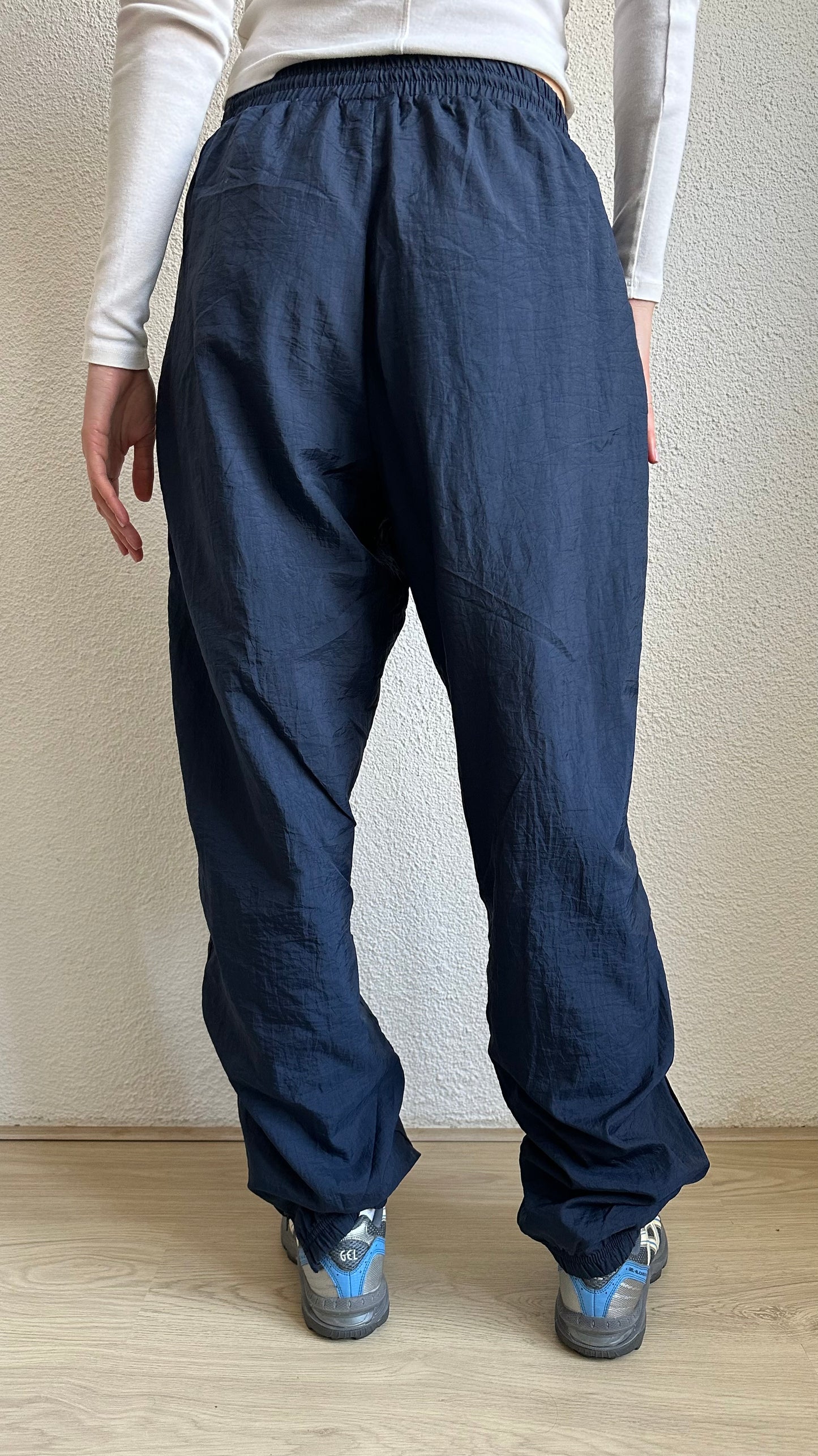 blue vintage reebok jogger active wear