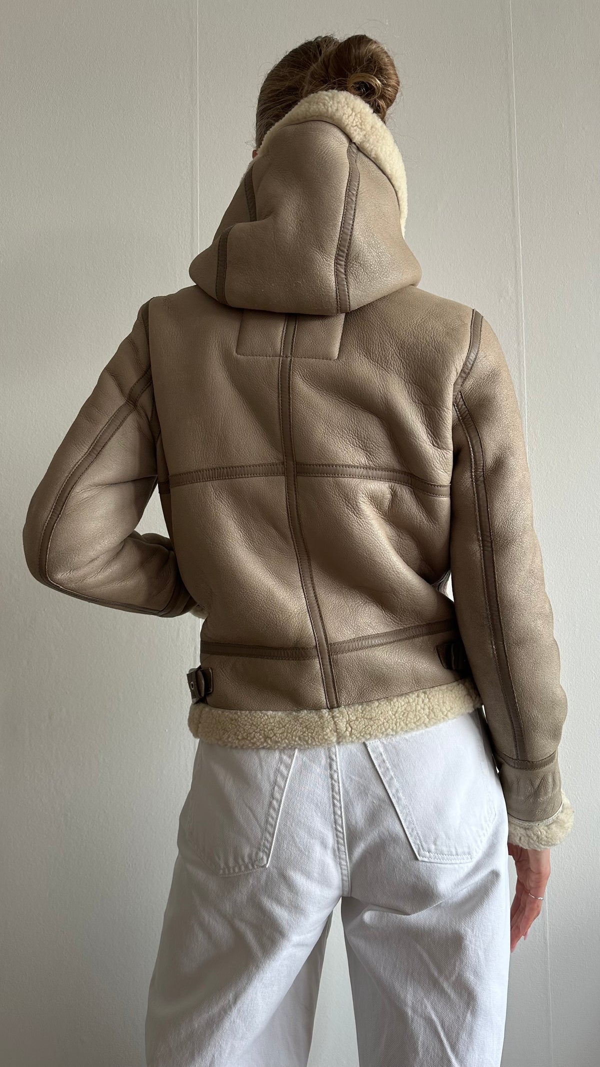 lammy coat Schott beige