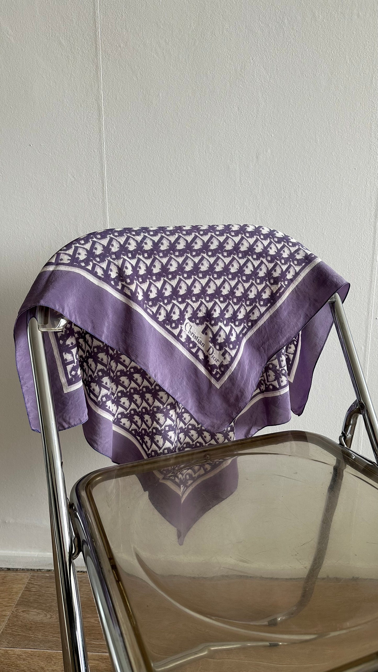 Christian Dior silk scarf