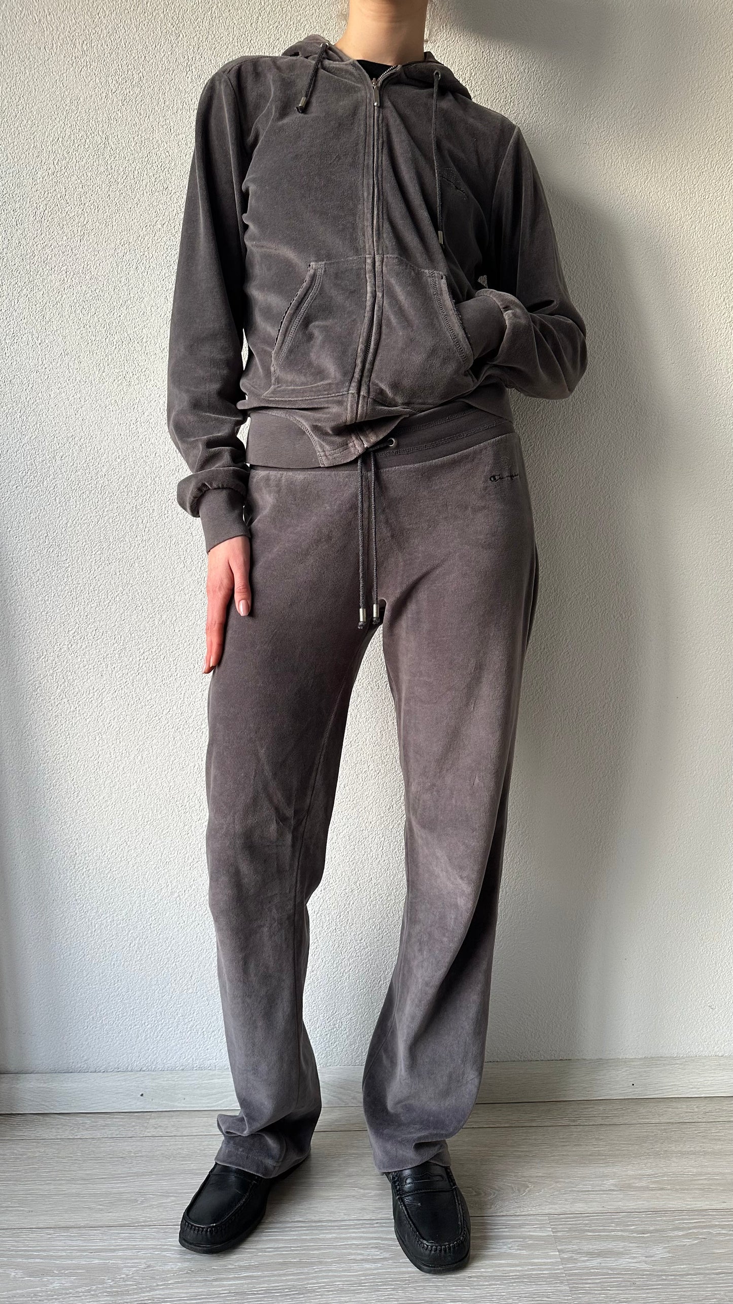 velvet champion tracksuit velour 2 piece