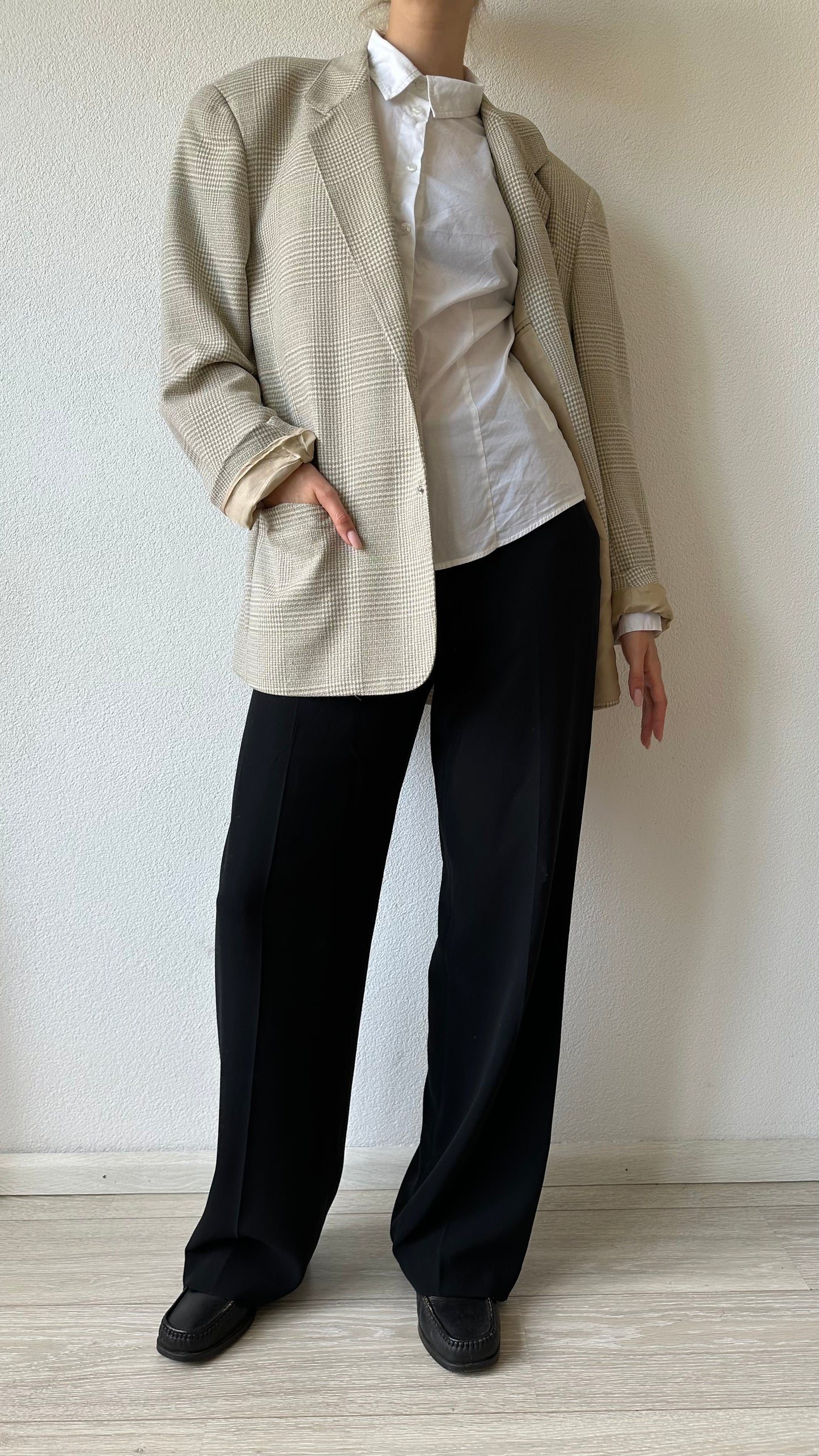 Thierry Mugler vintage tweed blazer