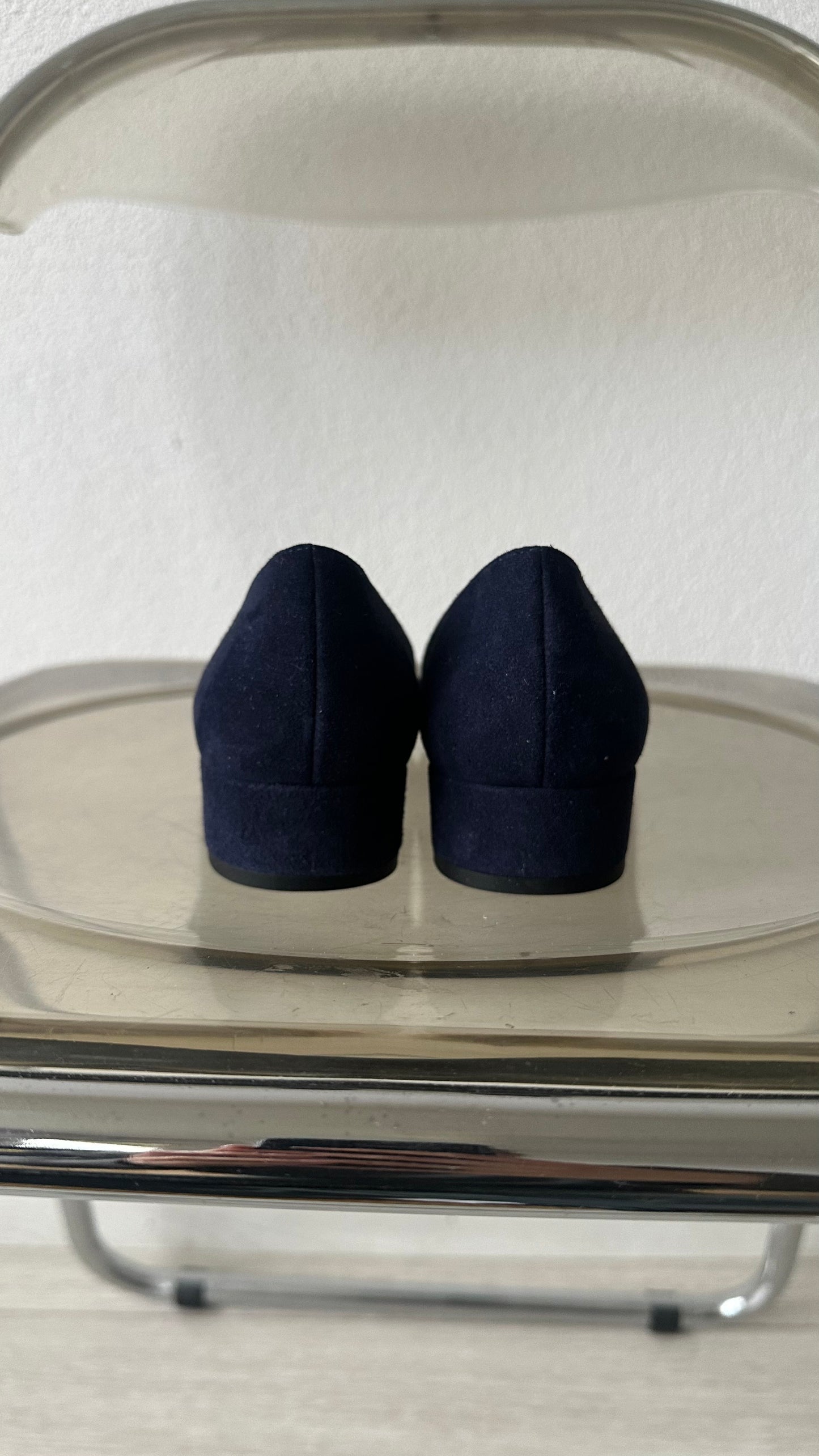 Peter Kaiser pointed toes blue suede