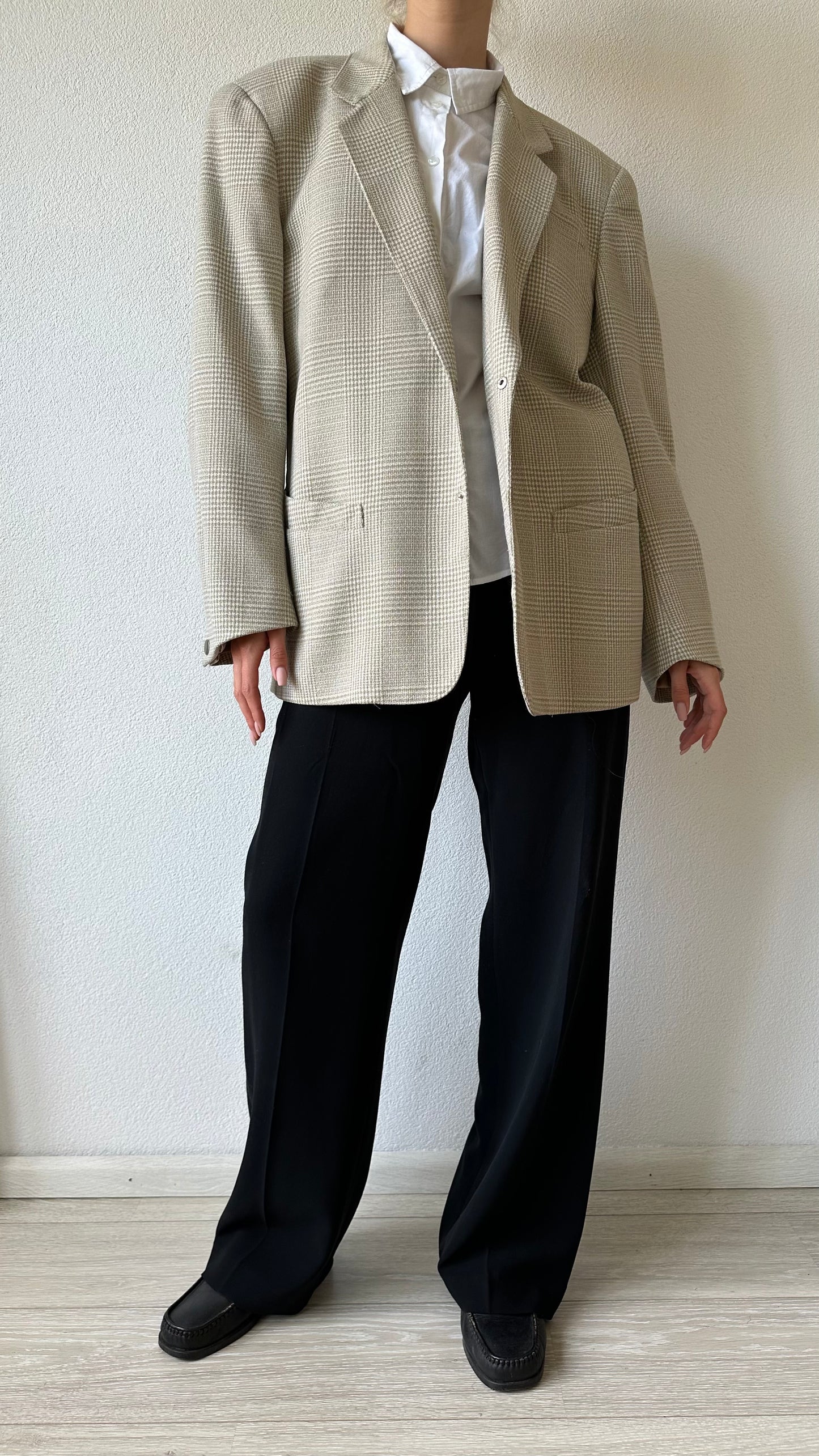 Thierry Mugler vintage tweed blazer