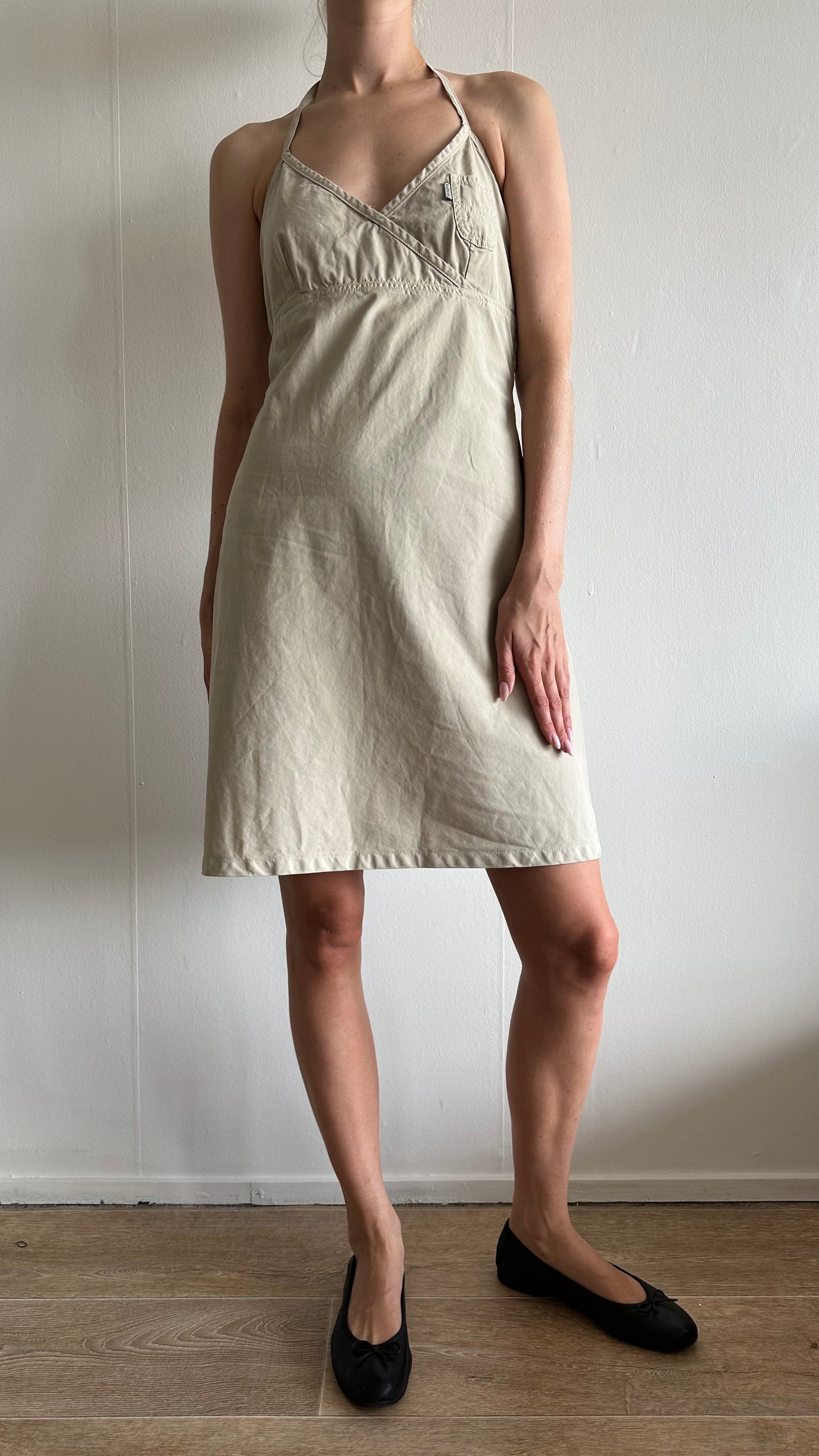 light brown Replay y2k short dress