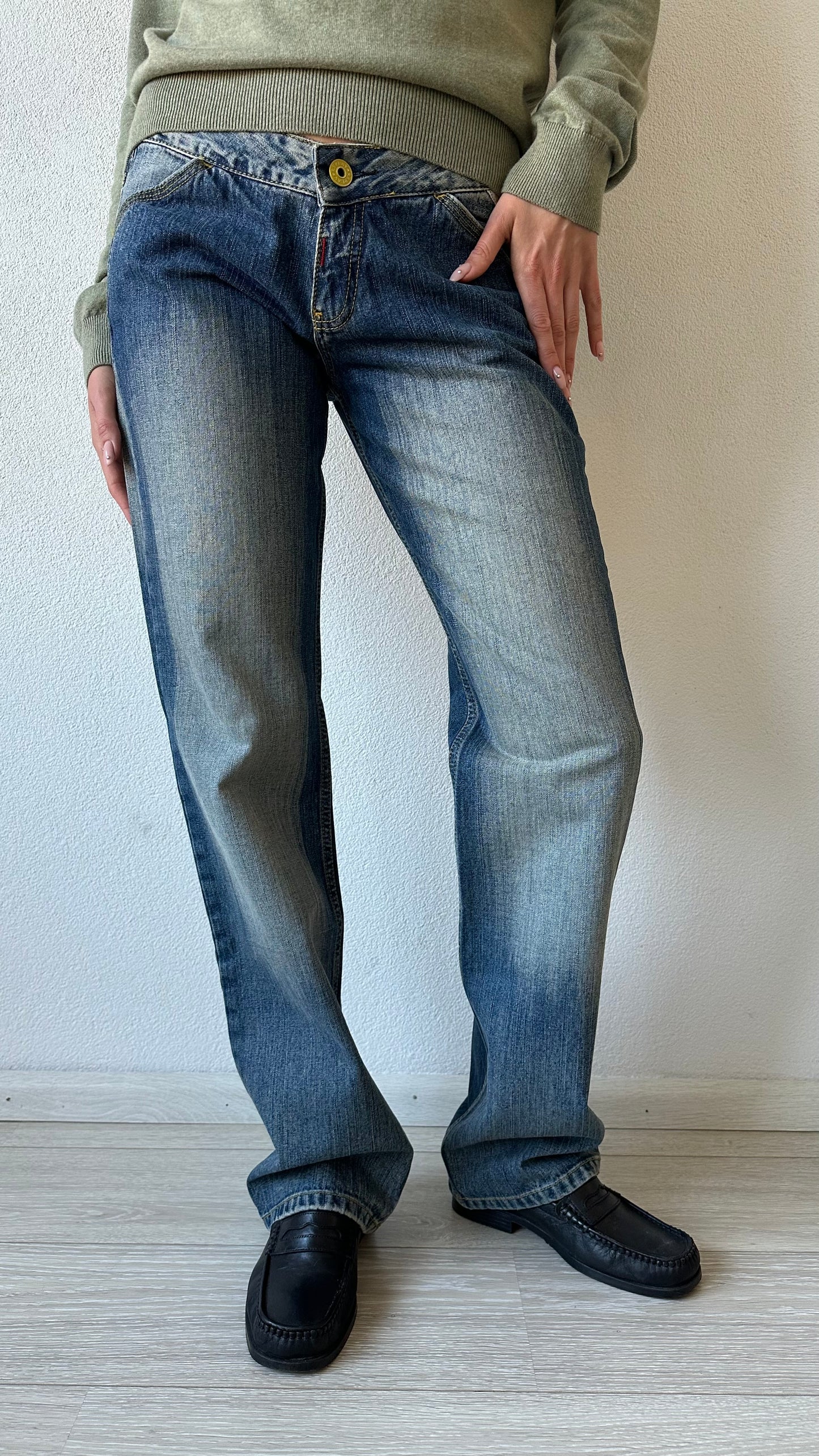 vintage low rise Y2K Replay jeans