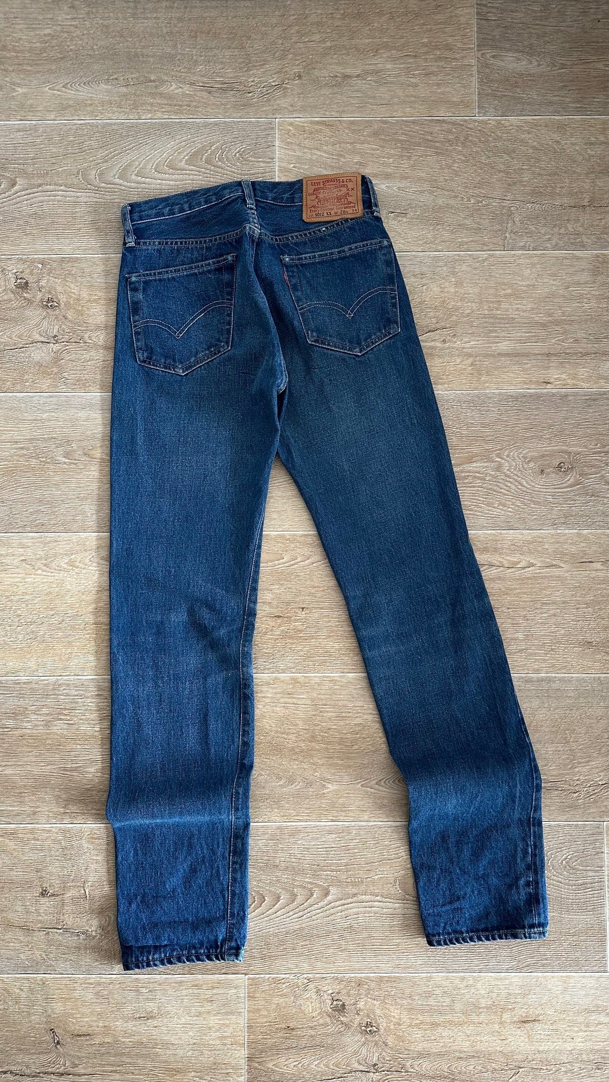 dark blue denim jeans
