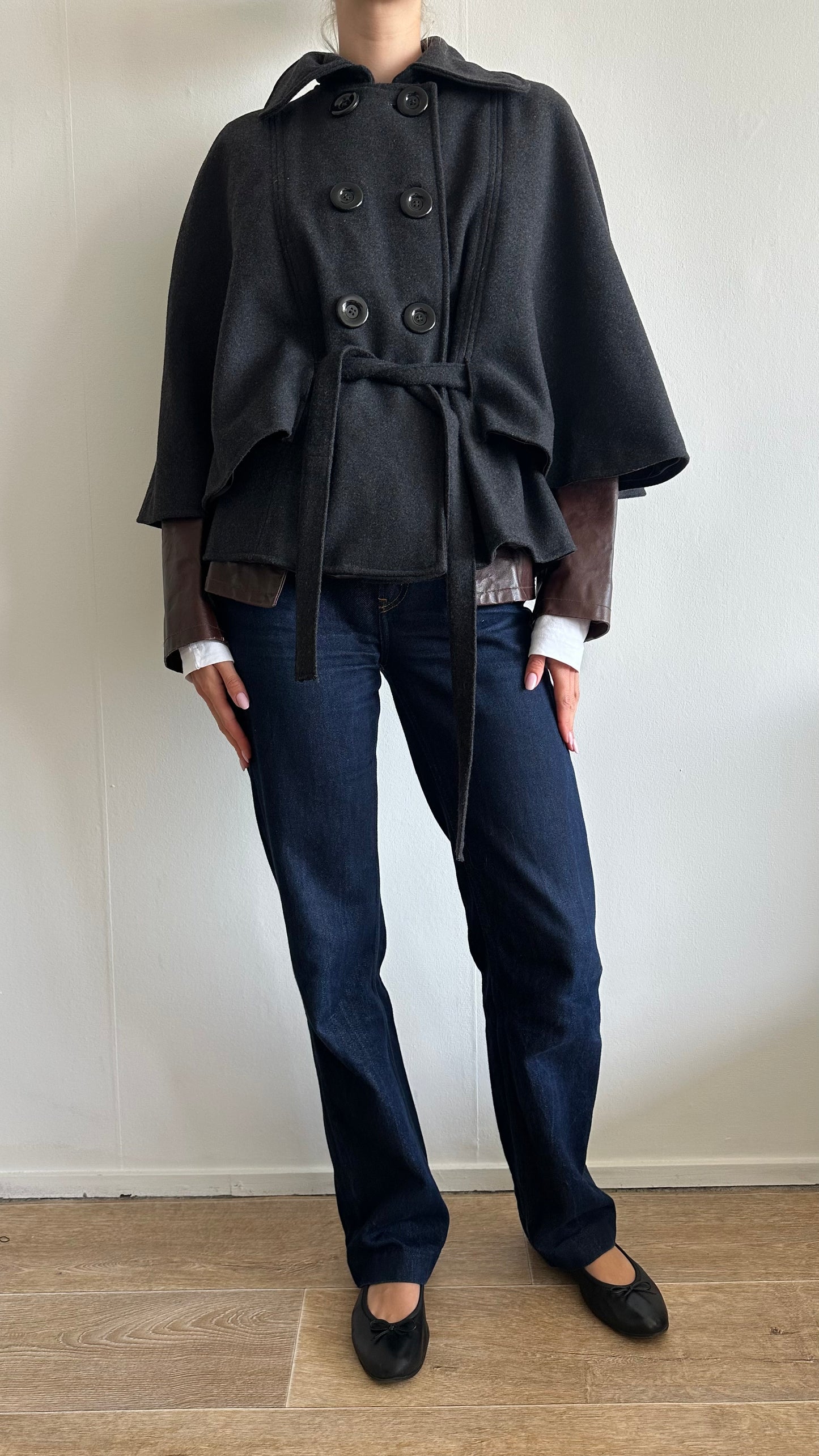 grey wool jacket